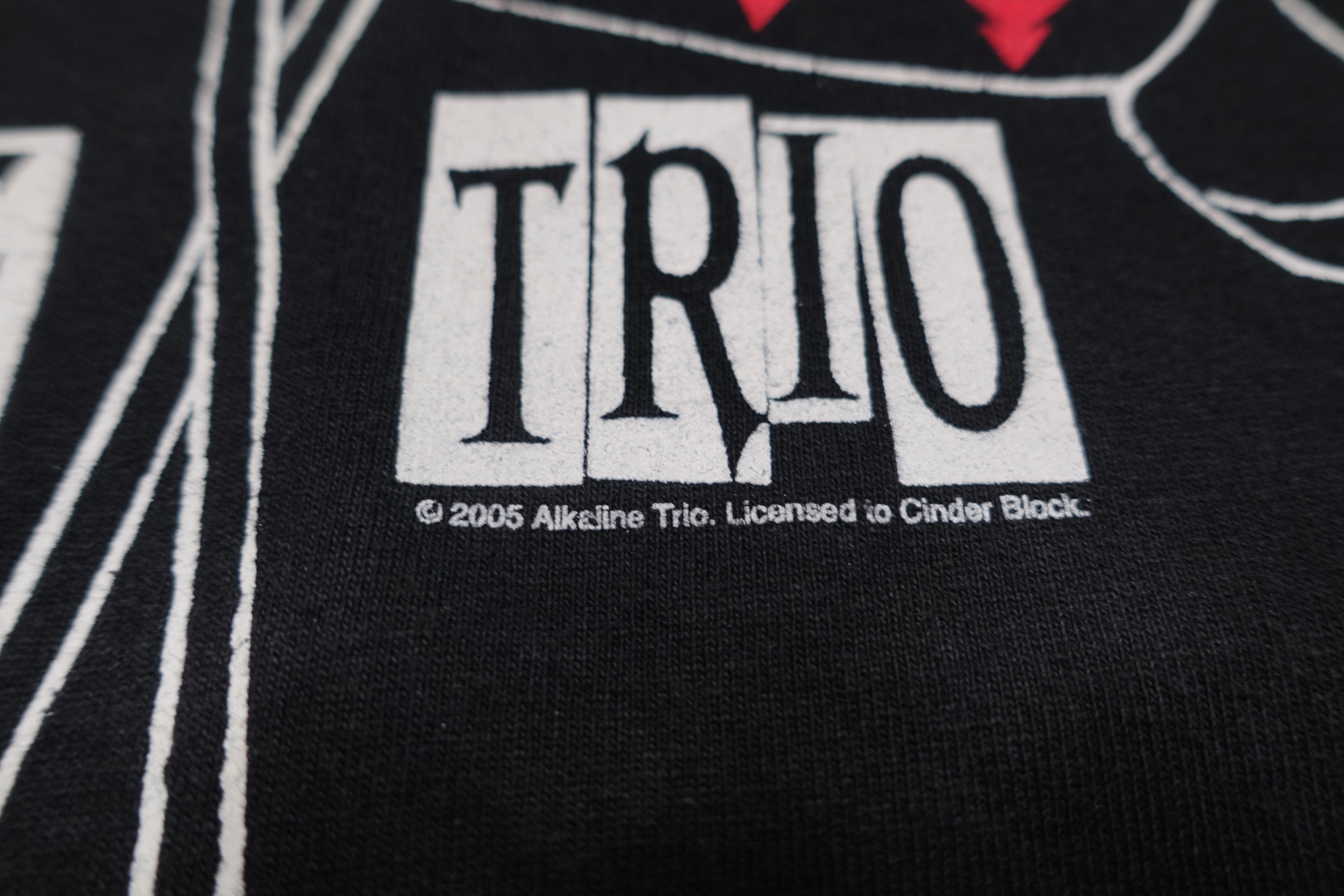 Alkaline Trio – Skull Flags 2006 Crimson Tour Shirt Size Large