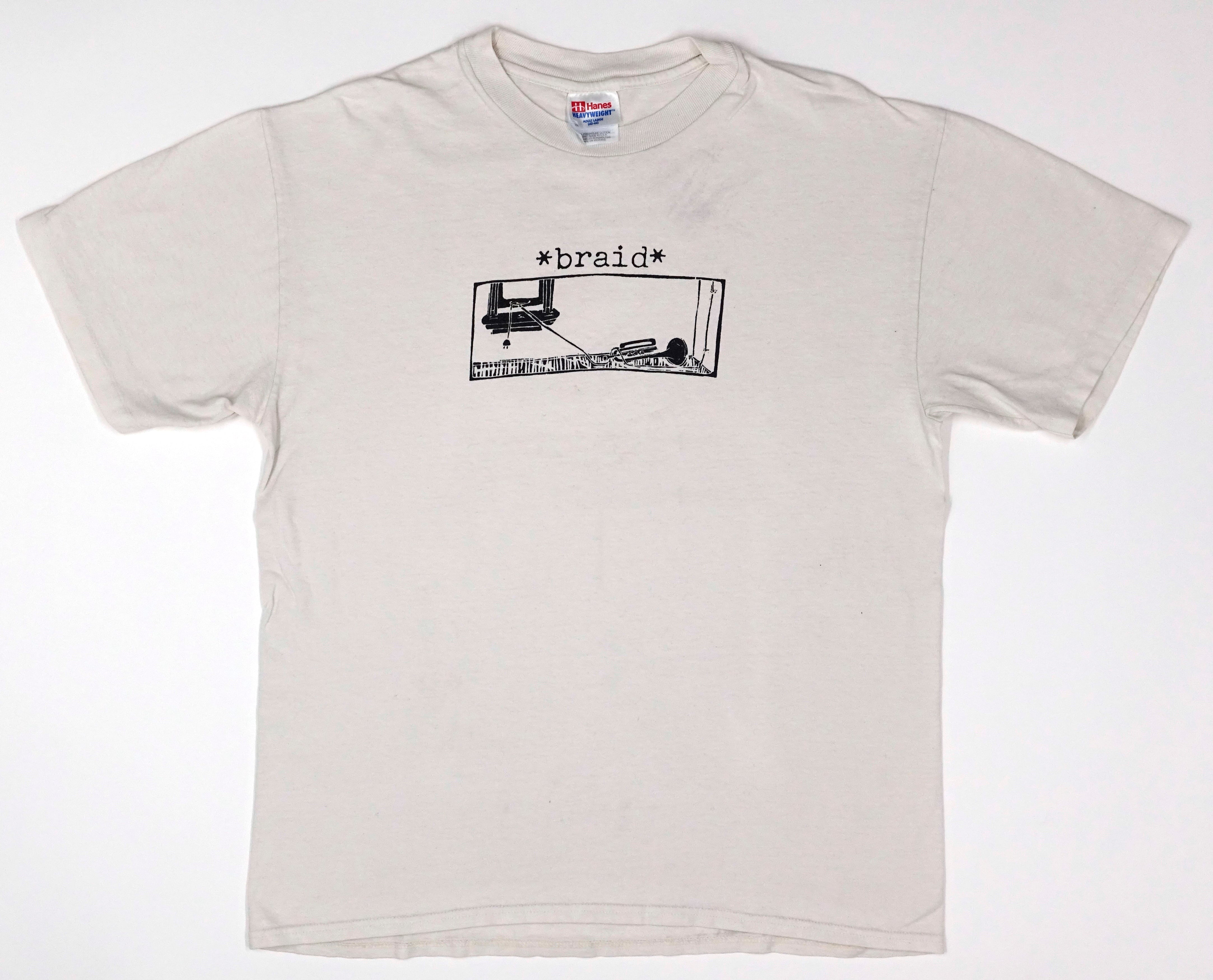 Braid – I'm Afraid Of Everything 1996 Tour Shirt Size Large