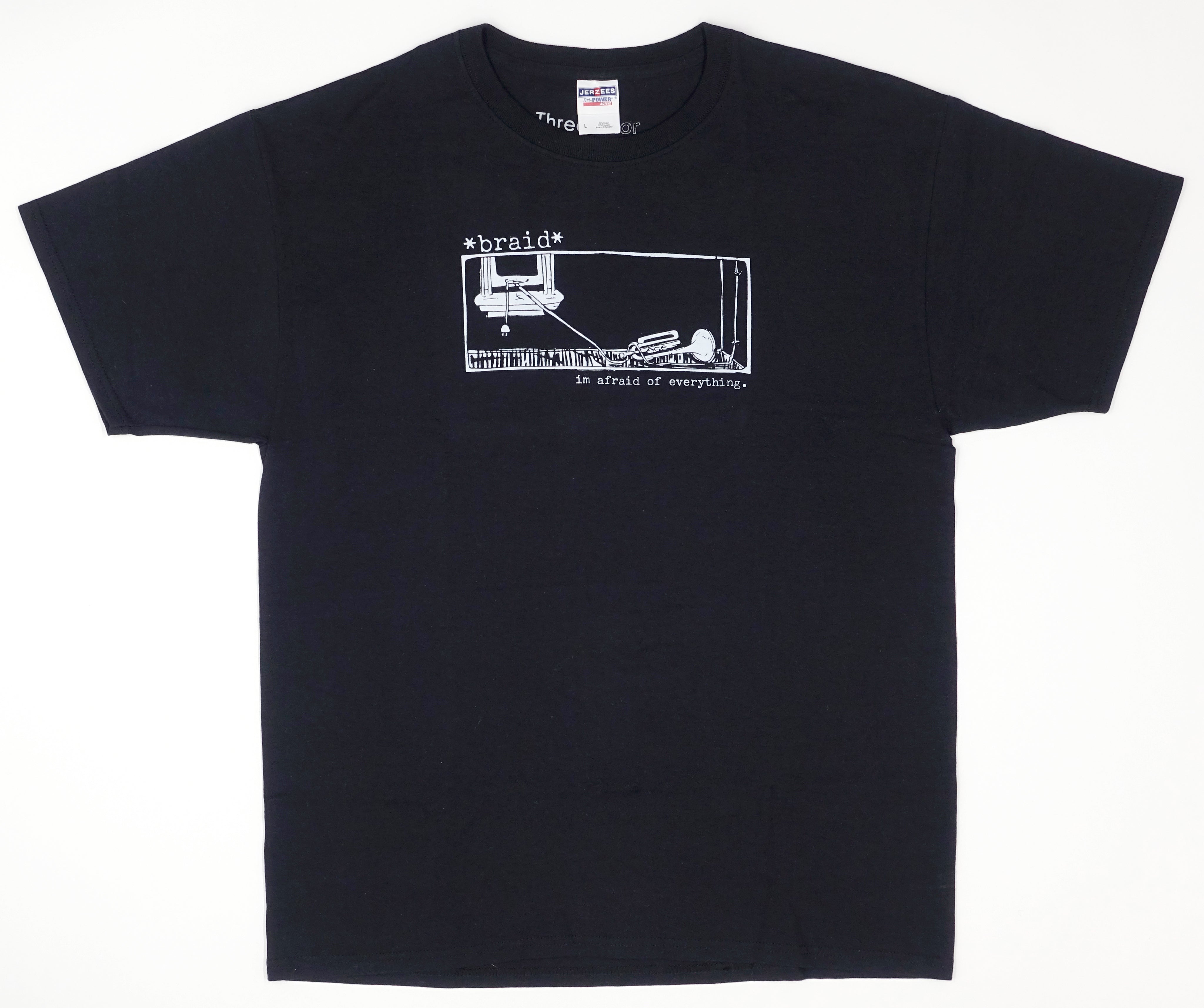 Braid – I'm Afraid Of Everything 1996 (Bootleg By Me) Shirt Size Large