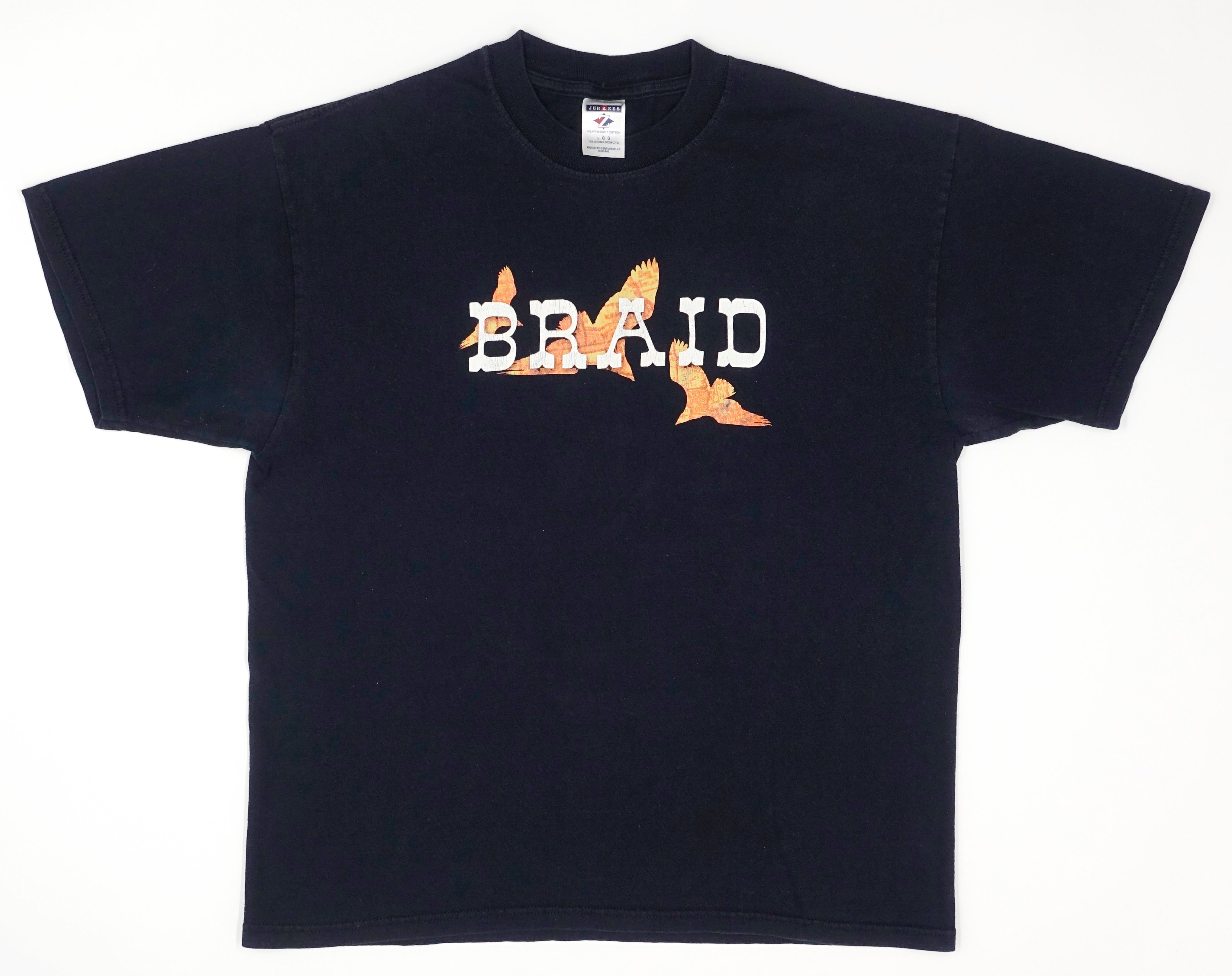 Braid – Please Drive Faster 1999 Tour Shirt Size Large