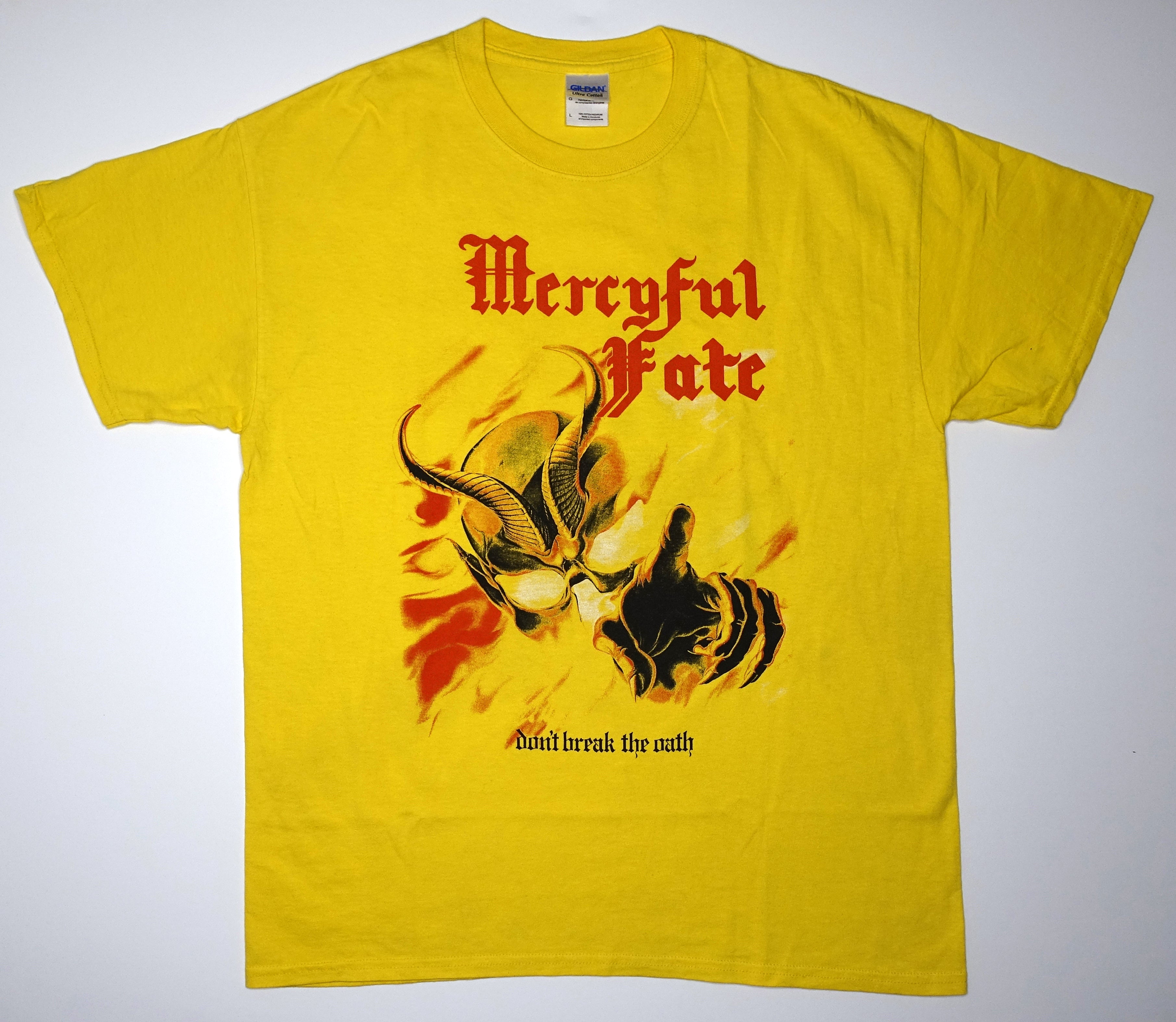 Mercyful Fate – Don't Break The Oath Shirt (Yellow Bootleg) Size Large