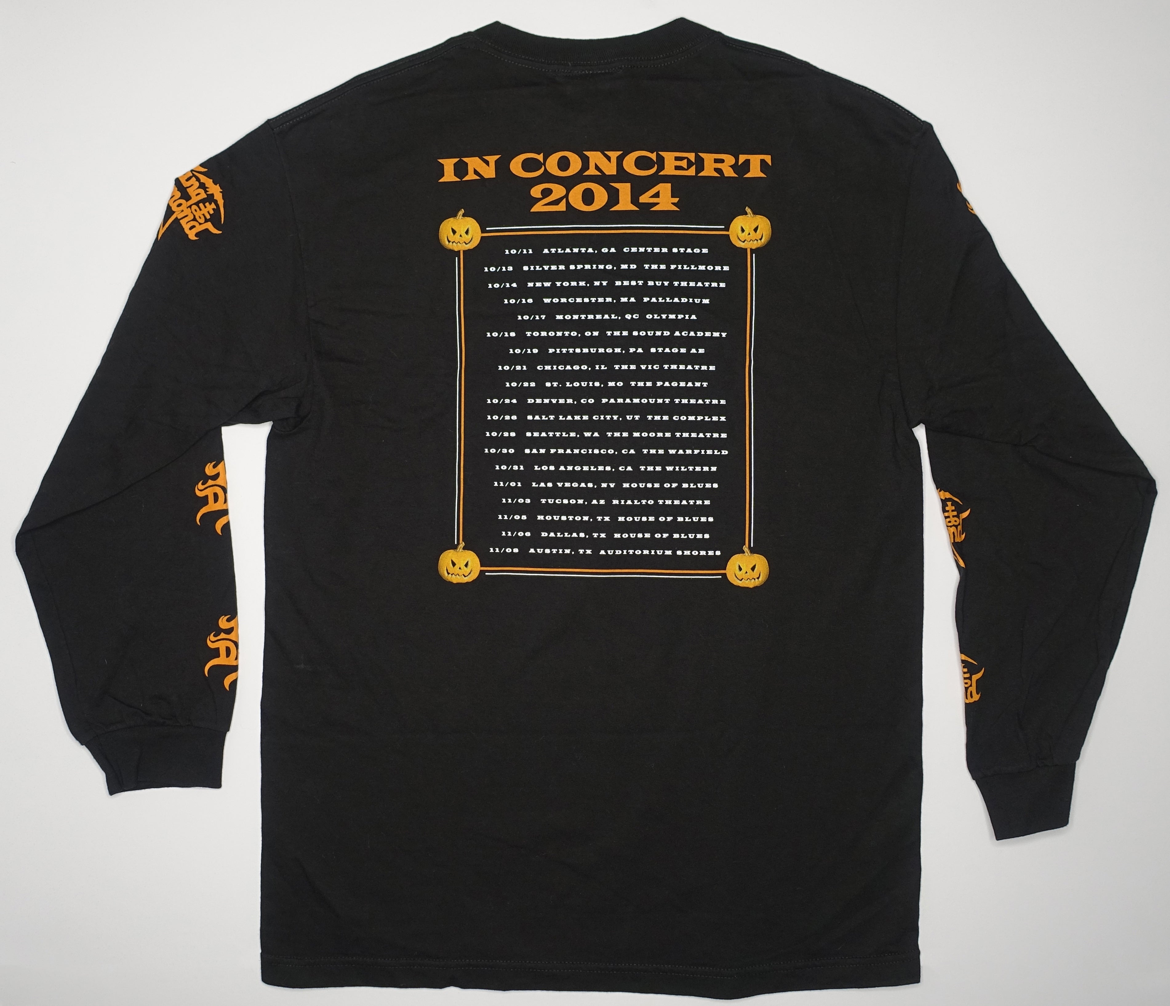 King Diamond – Halloween 2010 Long Sleeve Tour Shirt Size Large