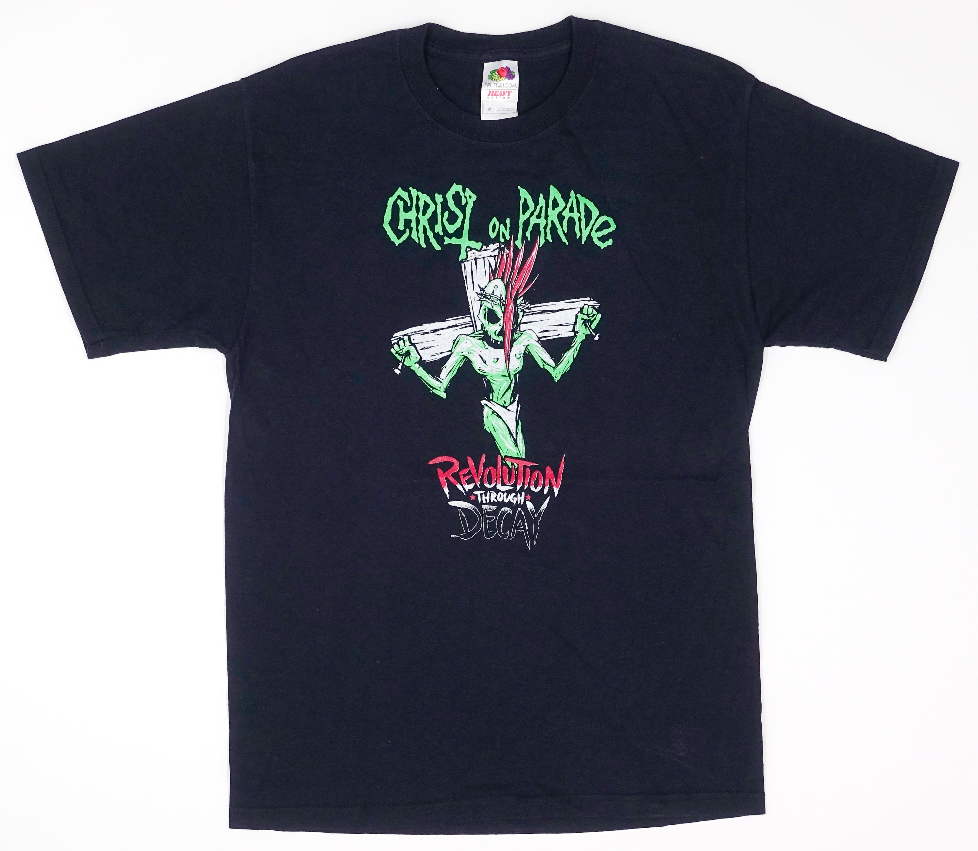 Christ On Parade – Revolution Through Decay 2008 Japan Tour Shirt Size Medium