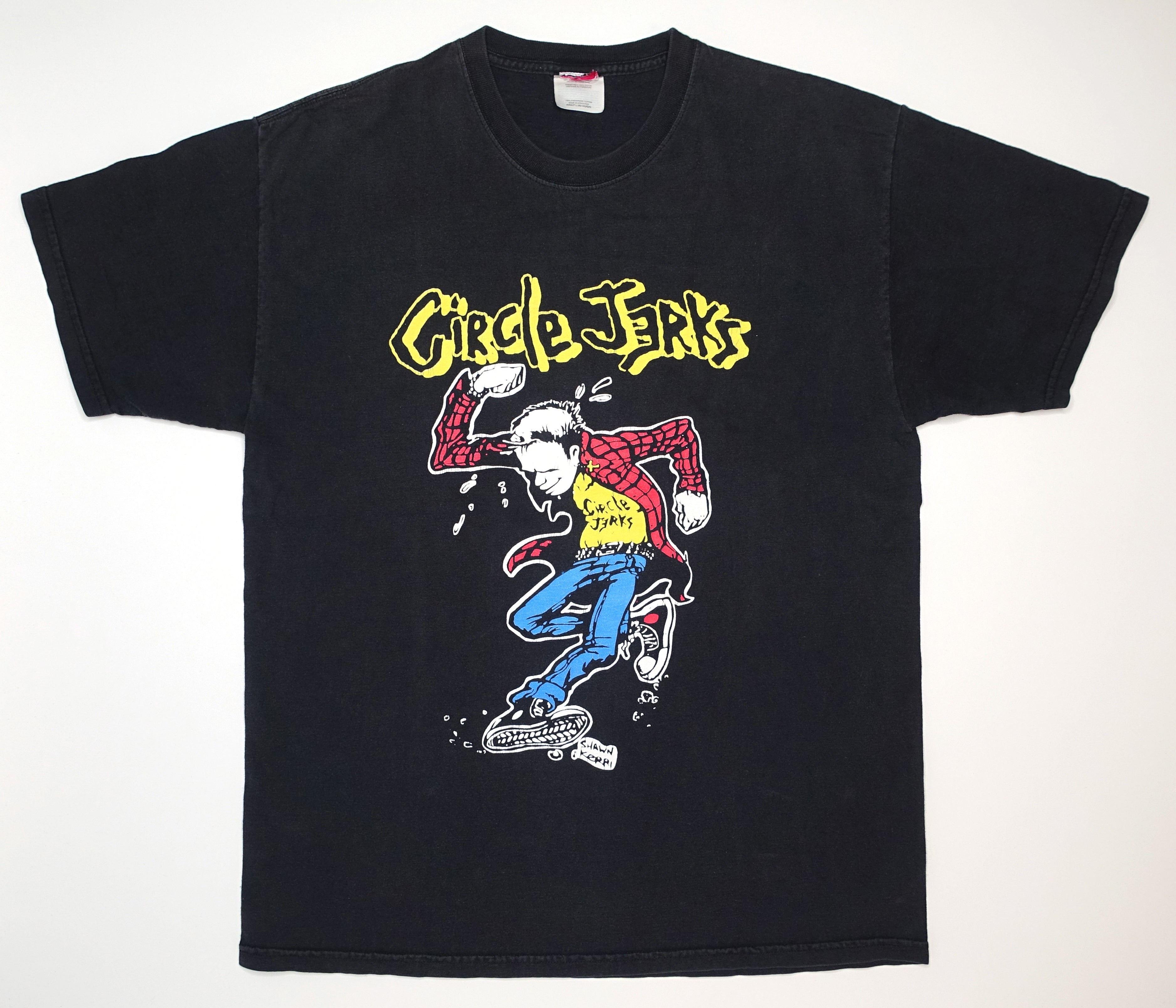 Circle Jerks - Shawn Kerri Skank Man Shirt Size Large