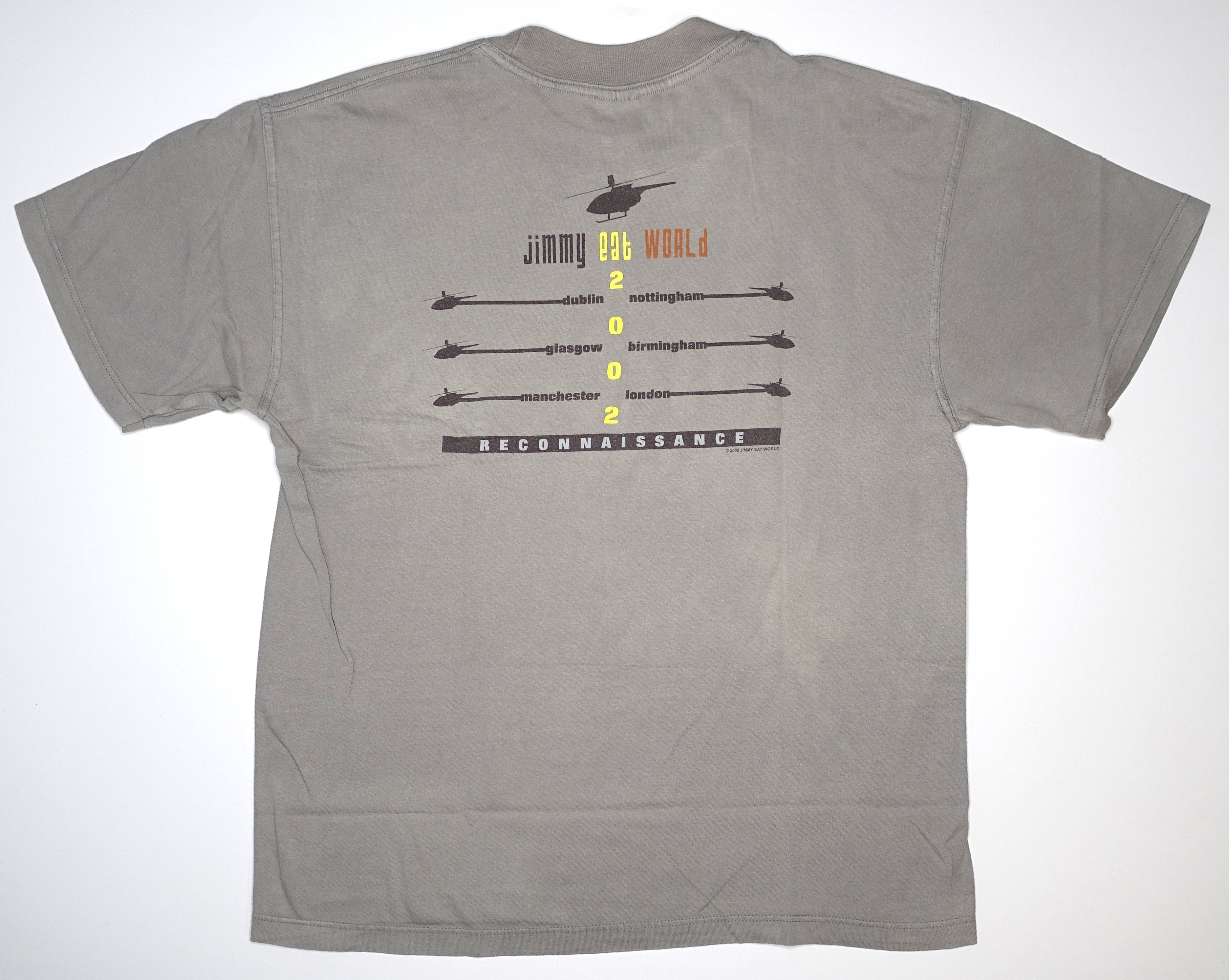 Jimmy Eat World - Reconnaissance UK 2002 Tour Shirt Size Large