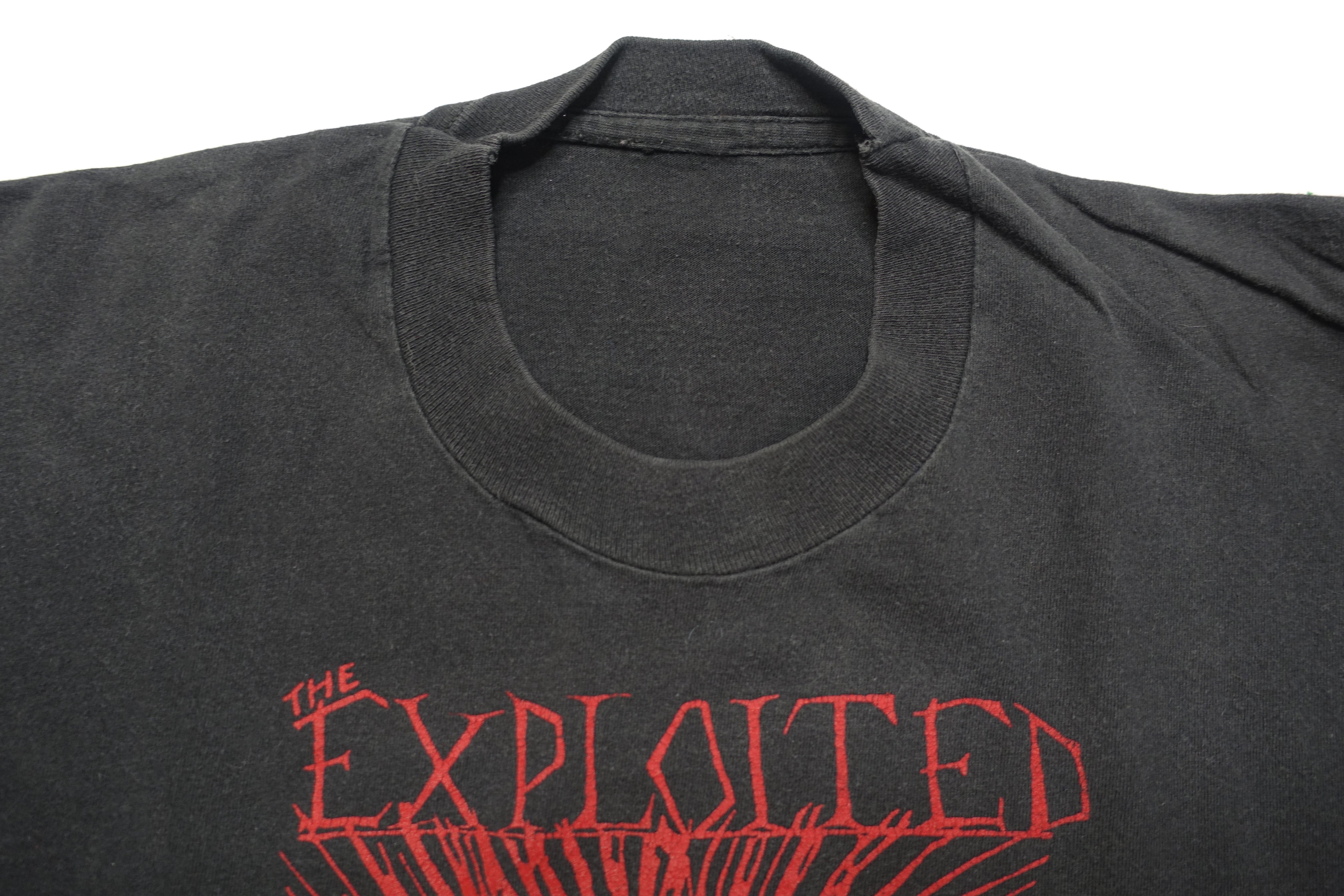 Exploited – Let's Start A War 90's Tour Shirt Size Large