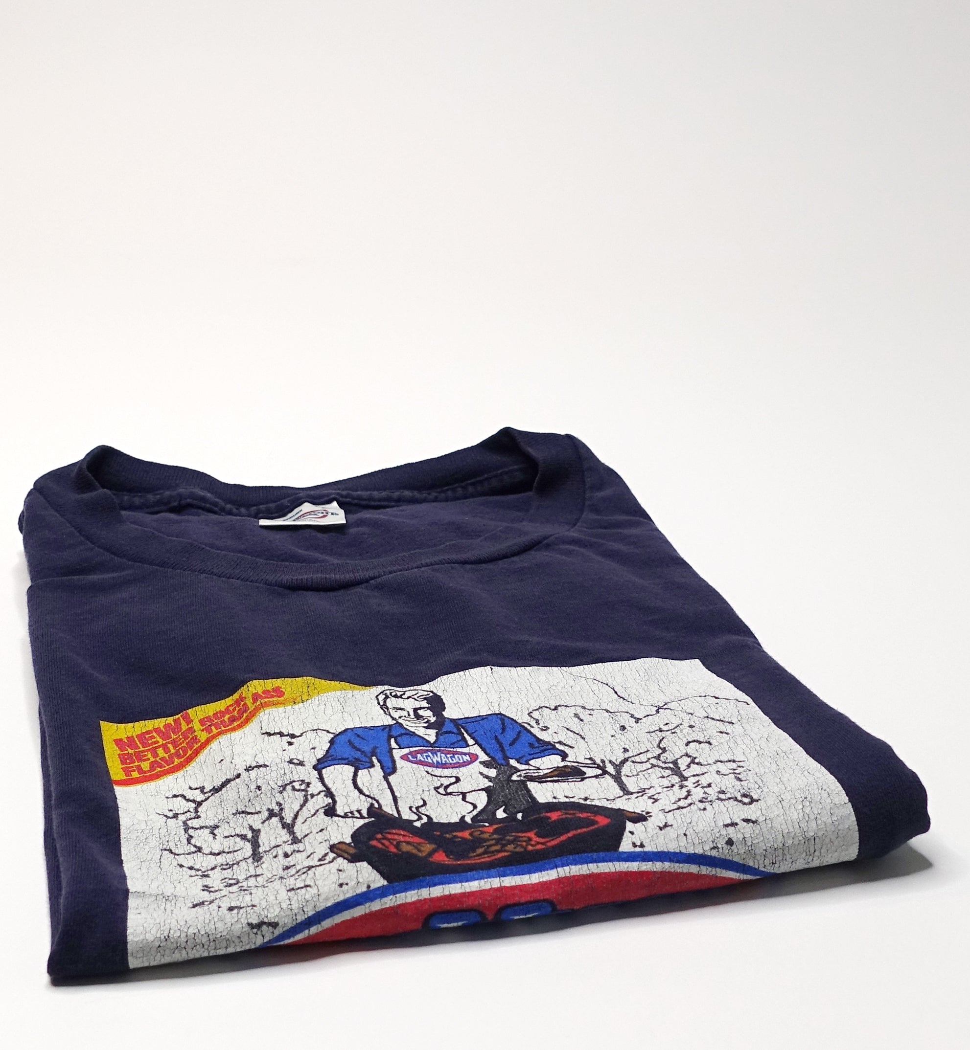 Lagwagon - Plays Louder, Rocks Harder Kingsford BBQ Charcoal 90's Tour Shirt Size XL