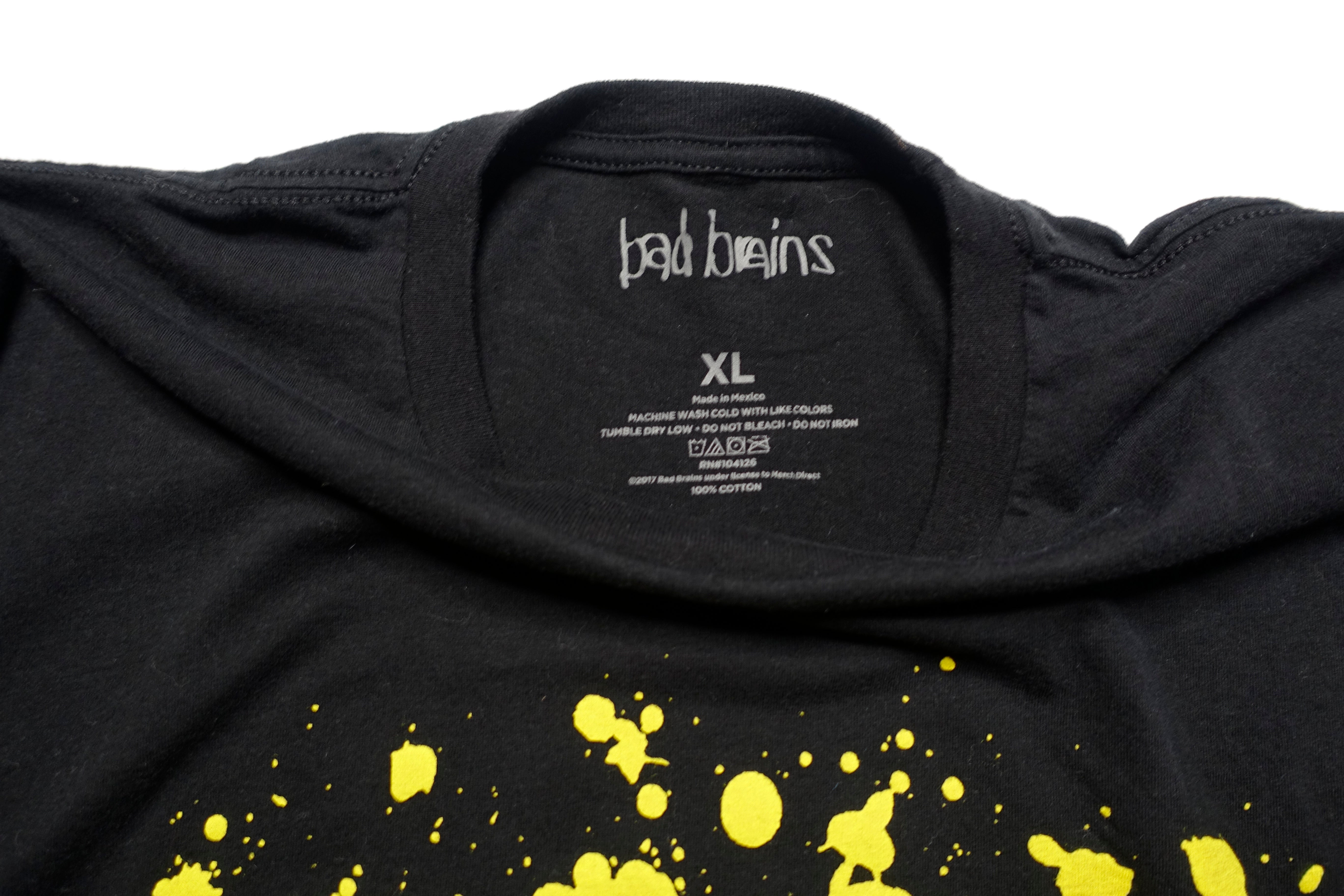 Bad Brains - With The Quickness 89 Tour Official Re-issue XL Shirt (Black)