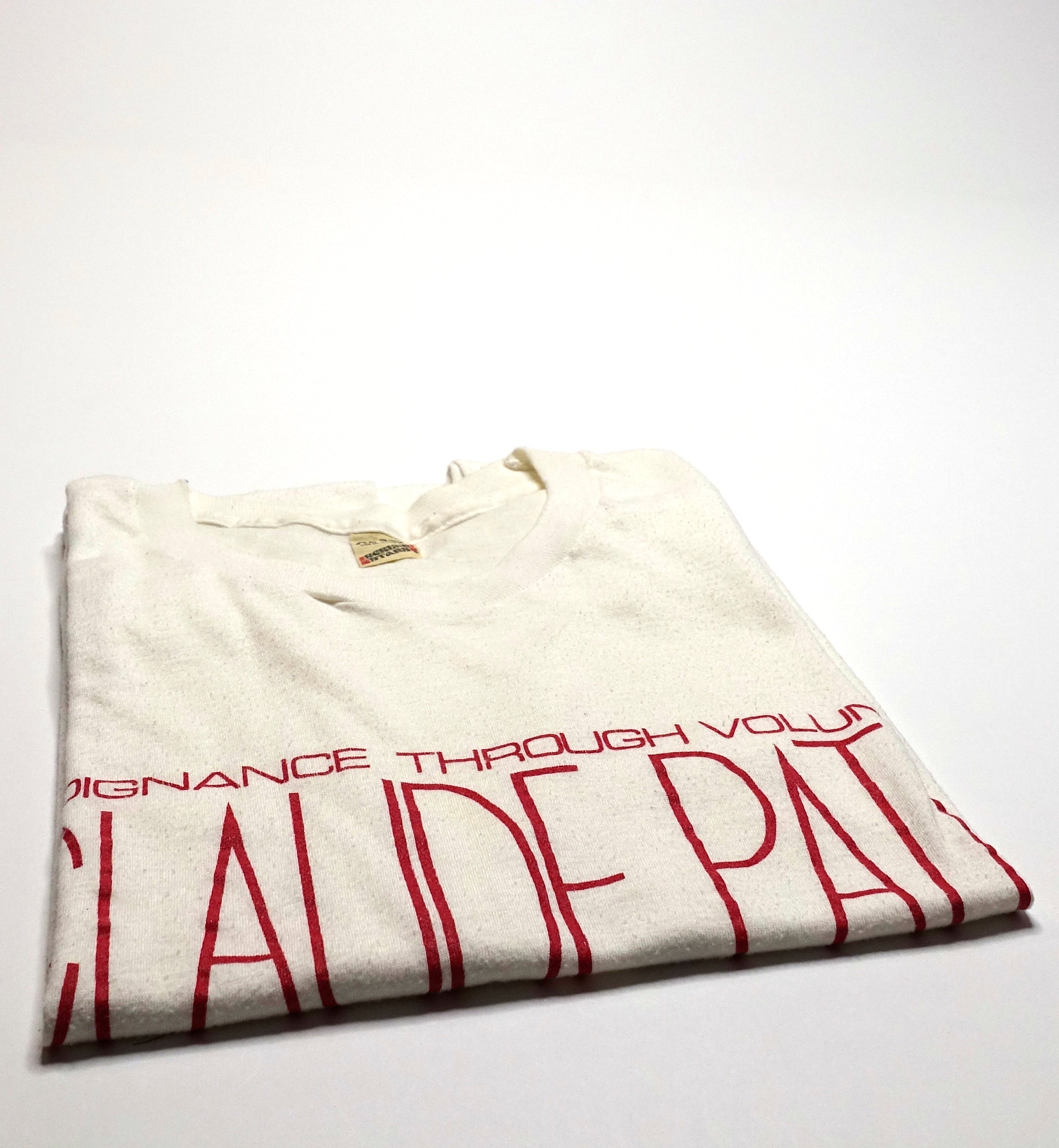 Claude Pate - Poignance Through Voulume 1986 Vintage Tour Shirt Size XL