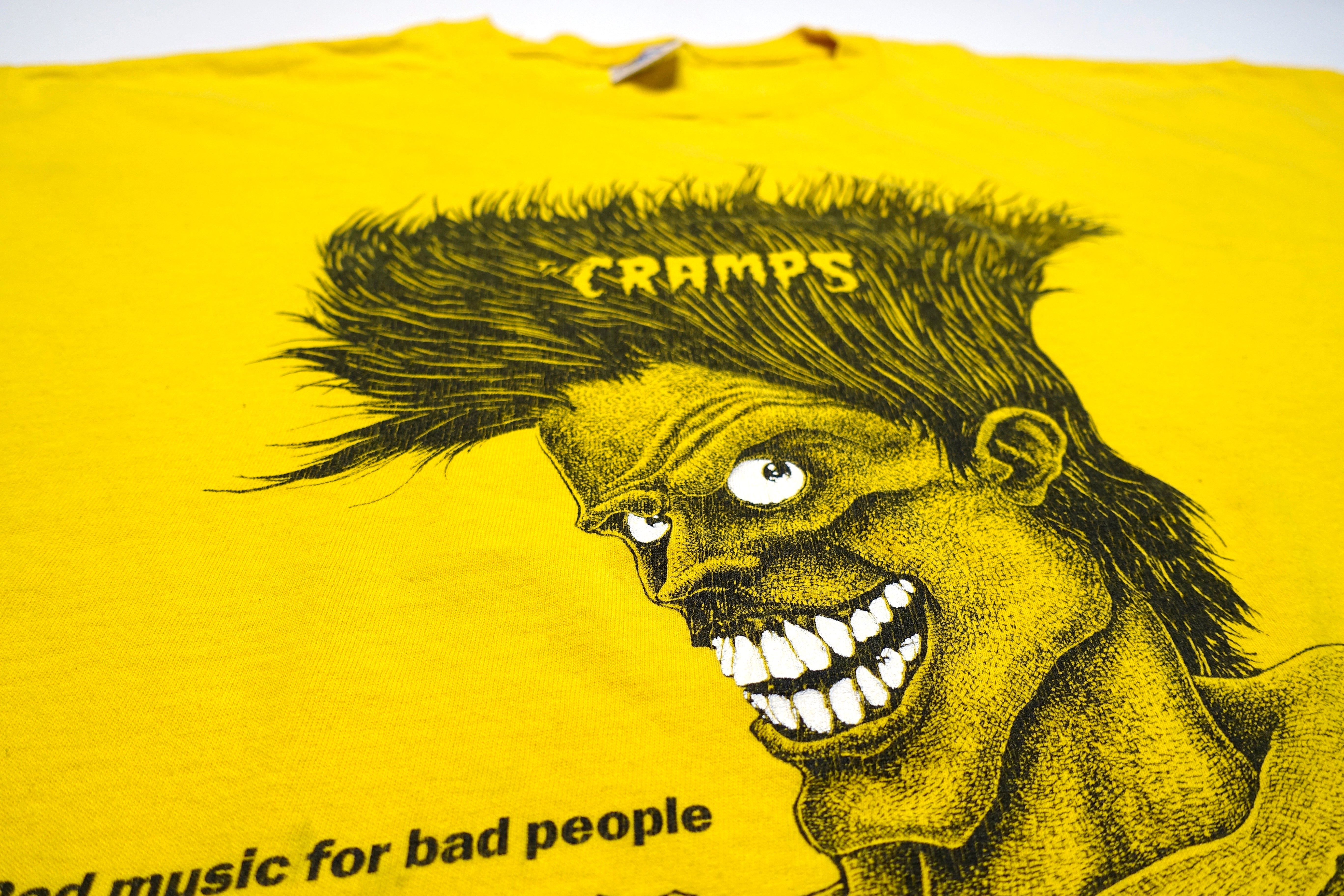 Cramps - Bad Music For Bad People 90's US Tour Shirt Size XL