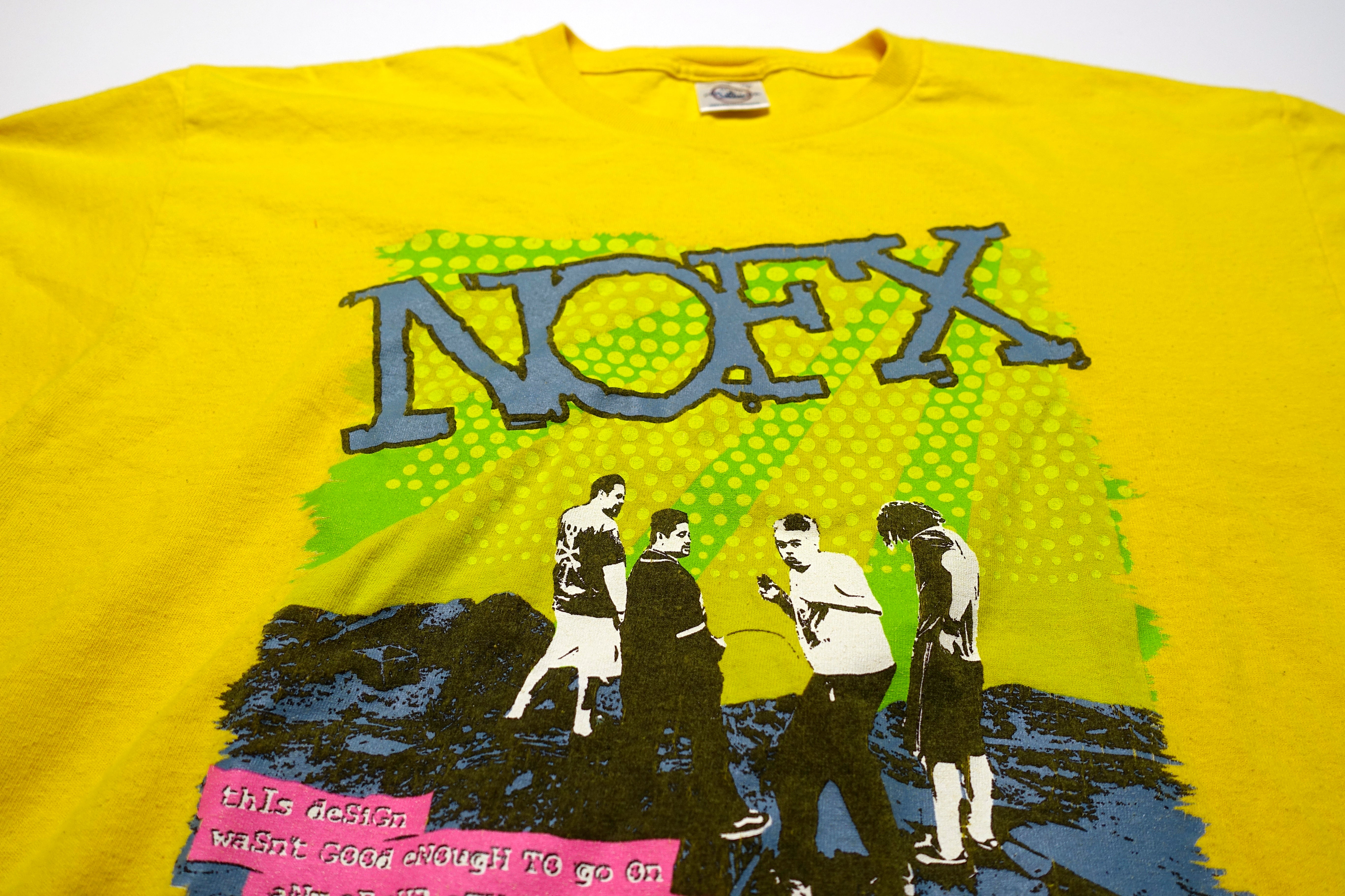 NOFX - 61 or 62 Cities Tour Shirt 2002 Tour Shirt Size Large