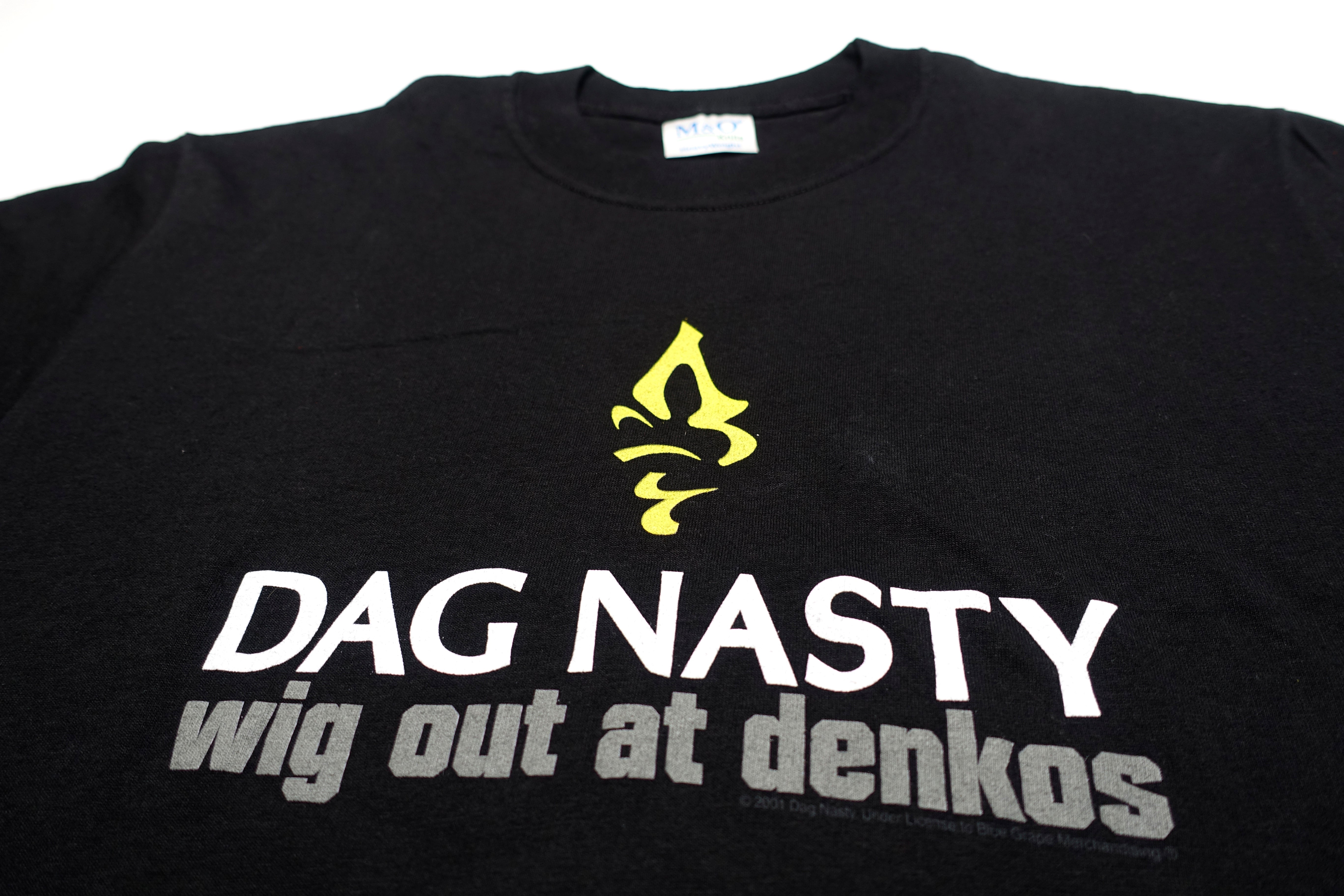 Dag Nasty - Wig Out At Denko's 2001 Tour Shirt Size Large