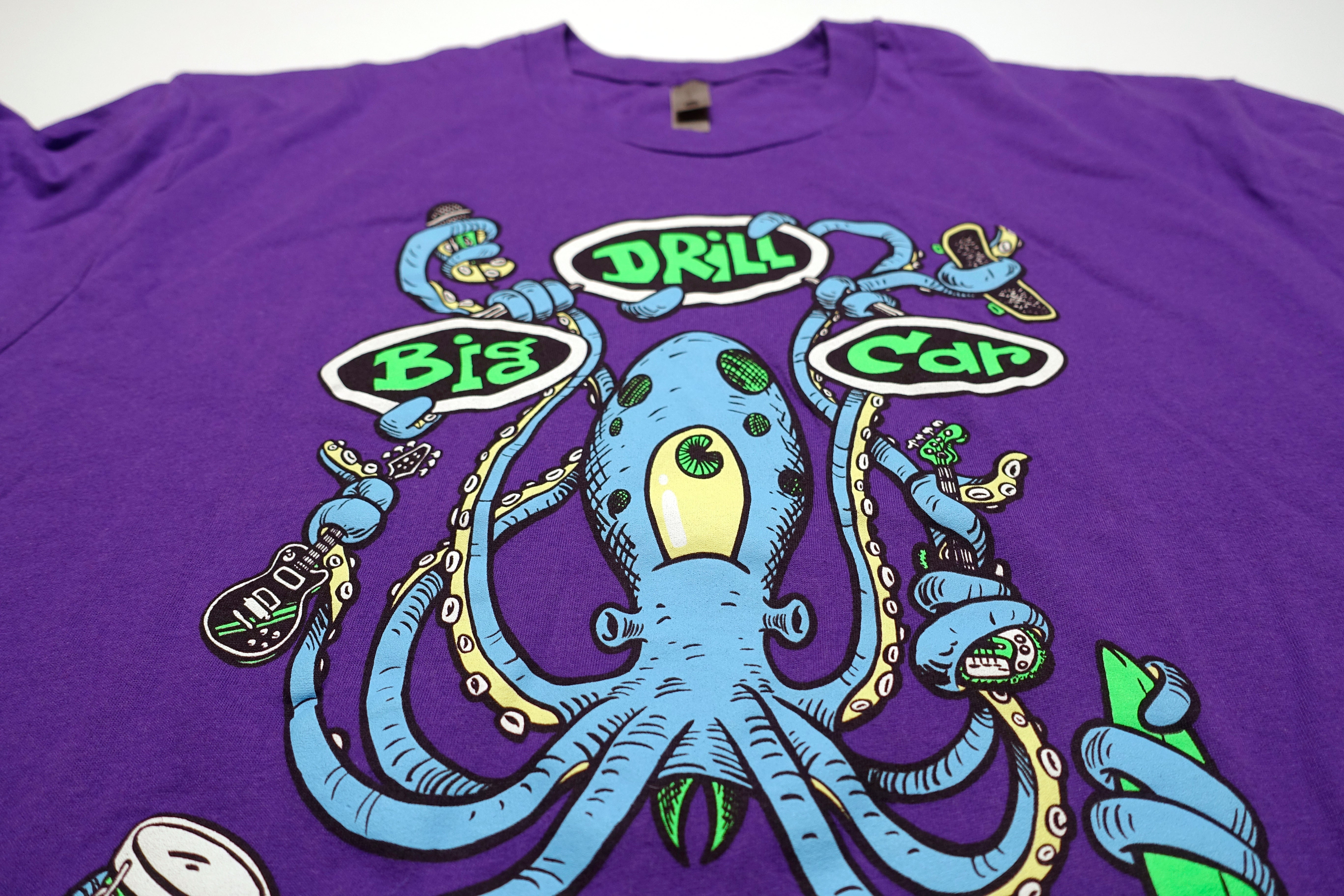 Big Drill Car - Chris Shary Octopus Shirt Size Large