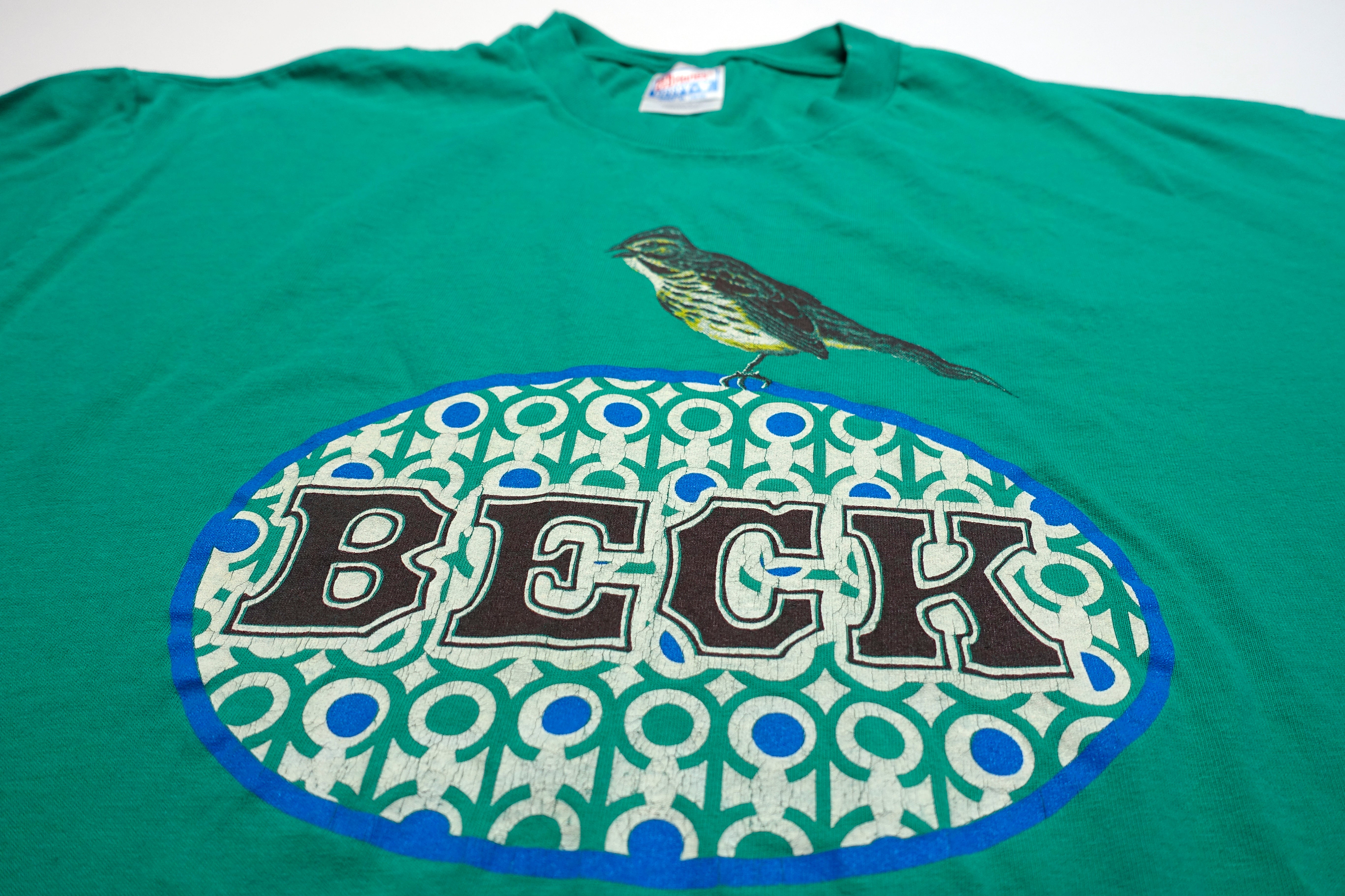 Beck – Where It's At 90's Tour Shirt 2 (Green) Size XL