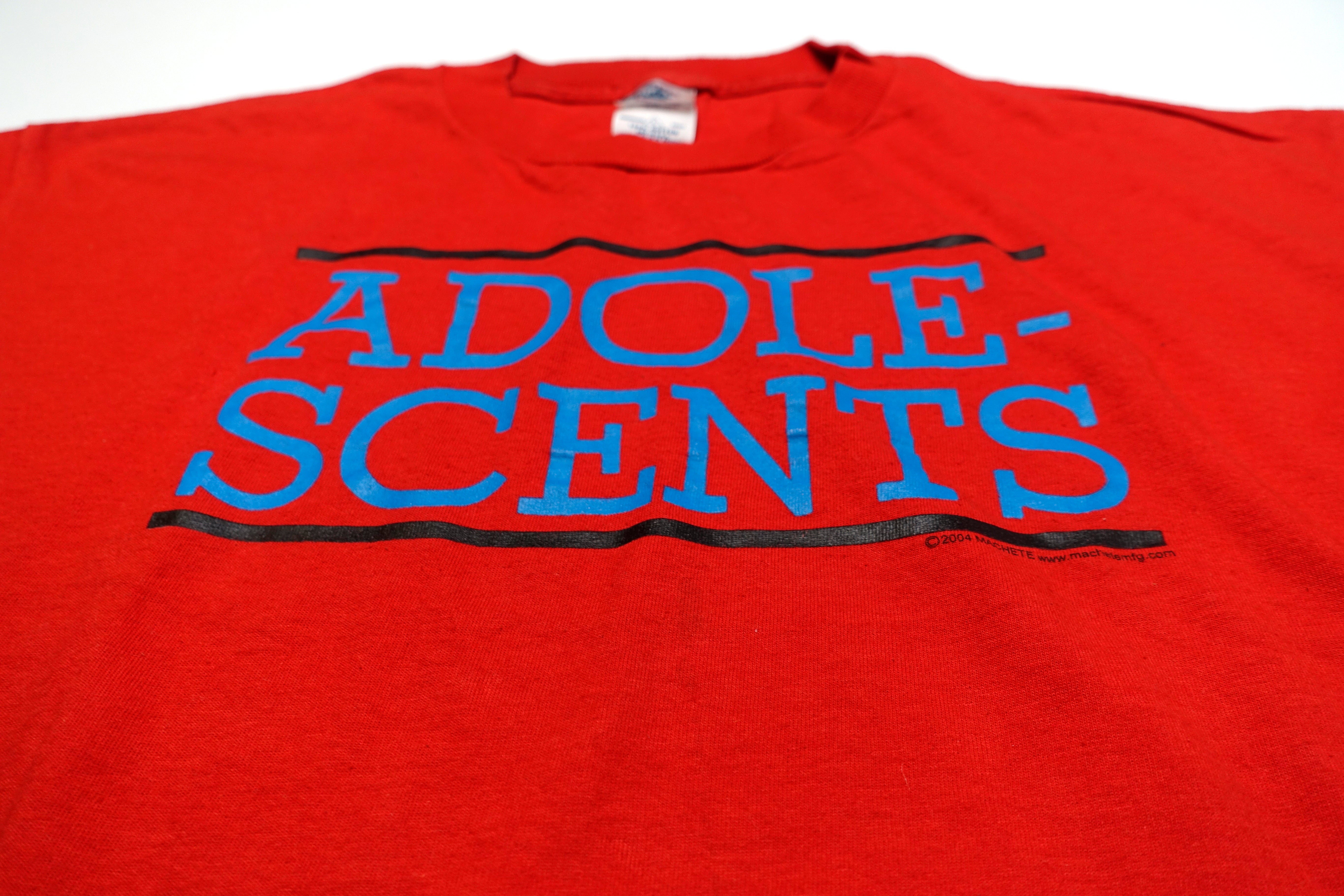 Adolescents - Bars Logo Tour Shirt Size Large
