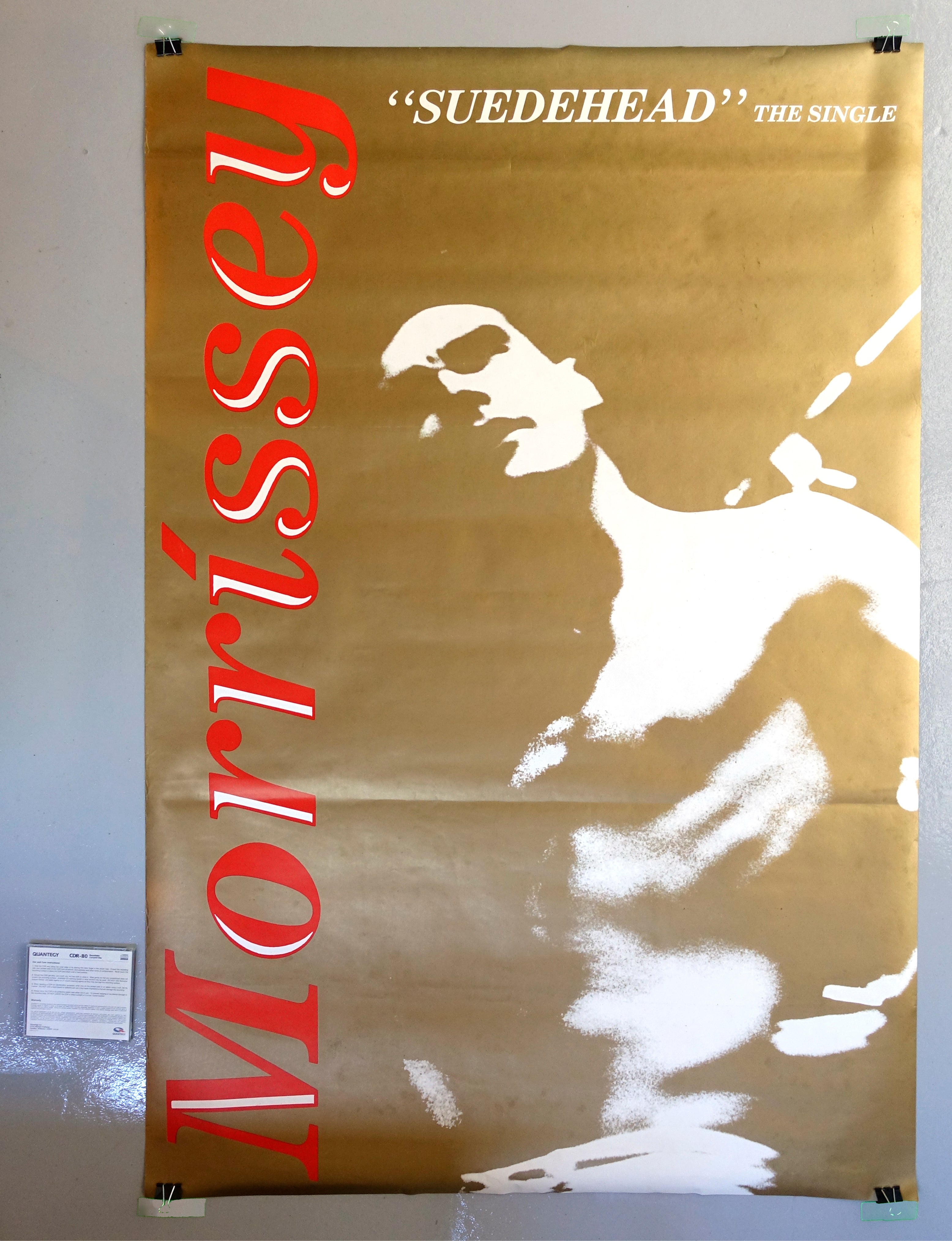 Morrissey - Suedehead 1988 Poster Approx 60" X 40" Subway Sized Unframed