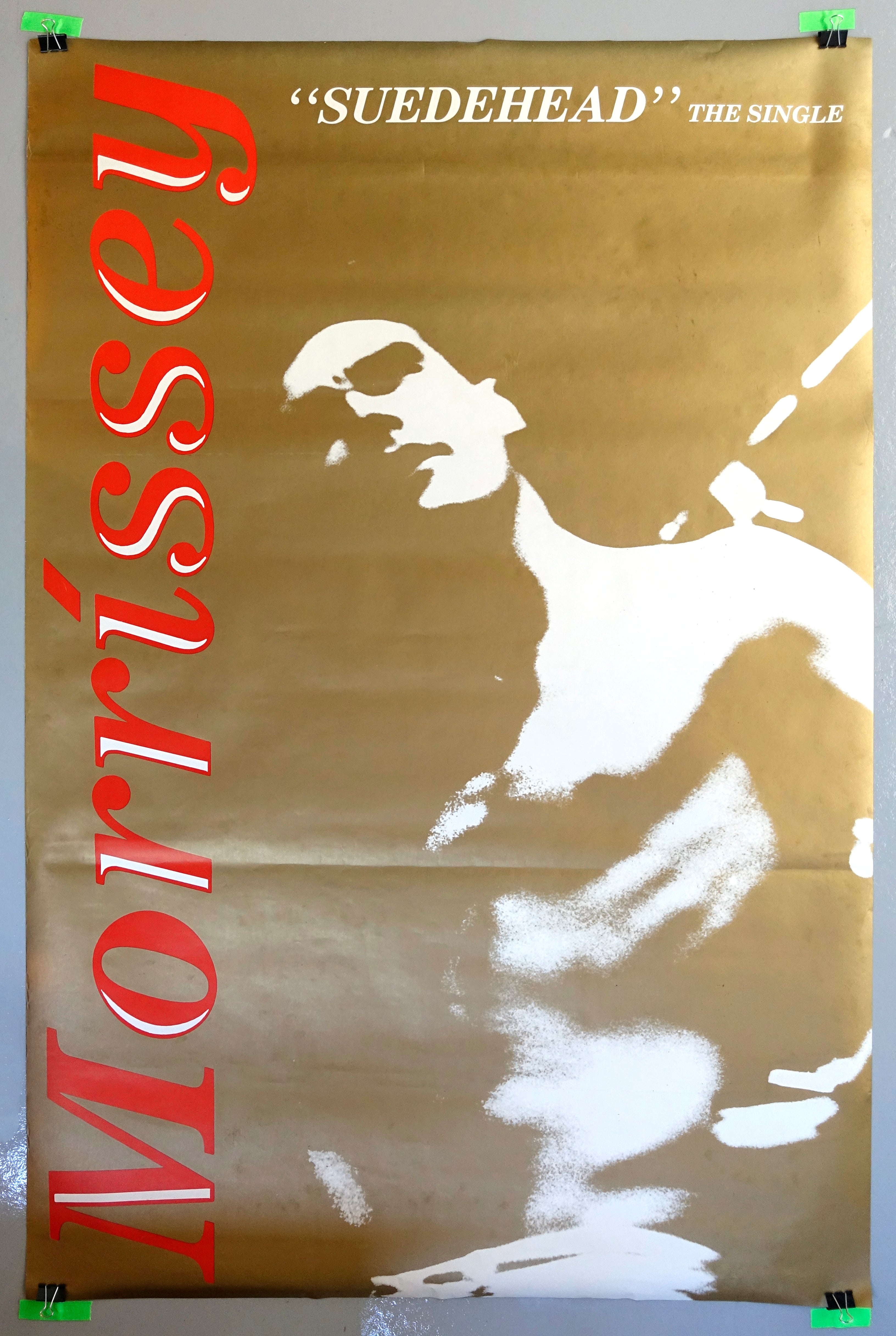 Morrissey - Suedehead 1988 Poster Approx 60" X 40" Subway Sized Unframed