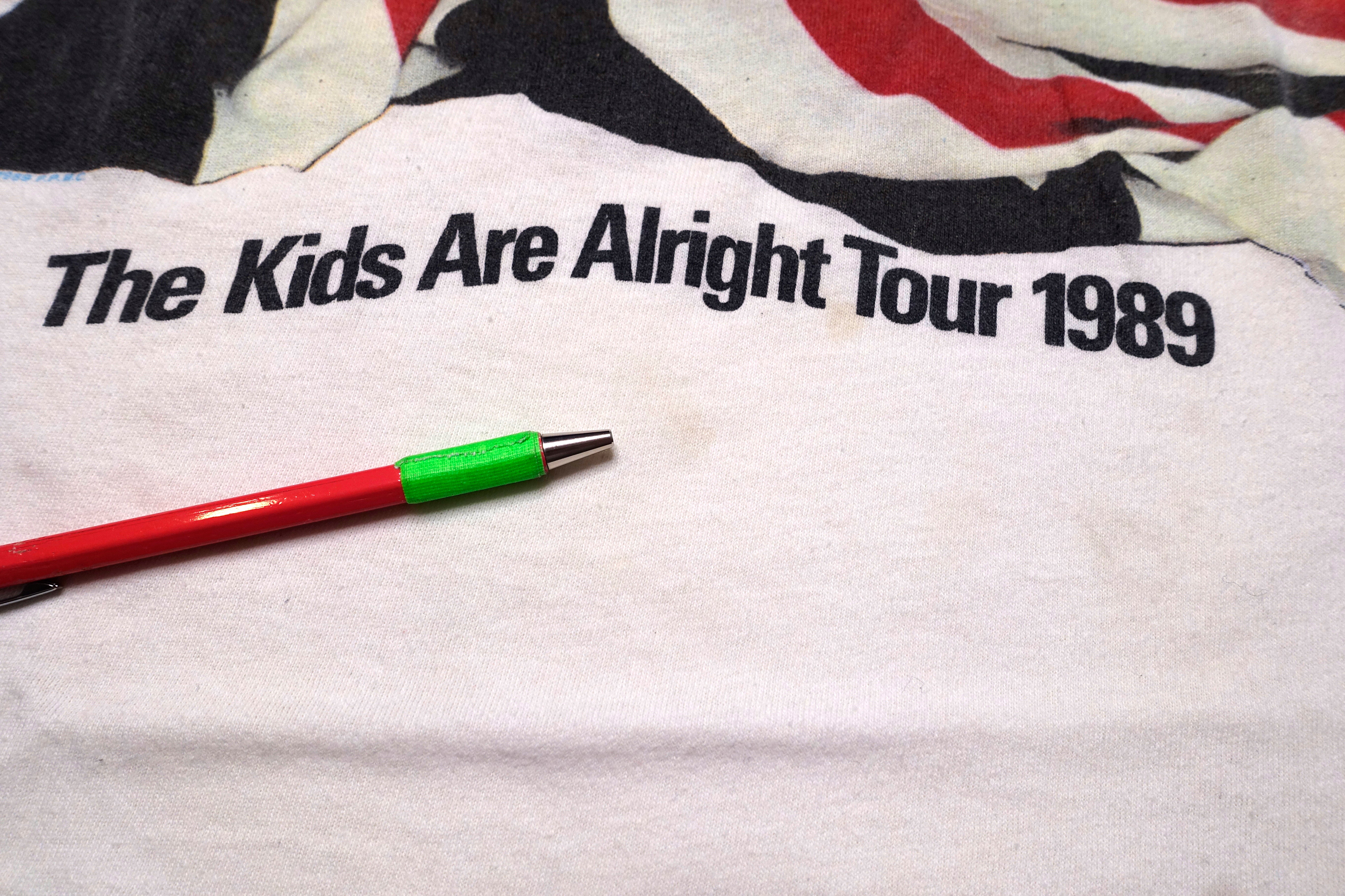 Who – The Kids Are Alright 1989 US Tour Shirt Size XL / Large