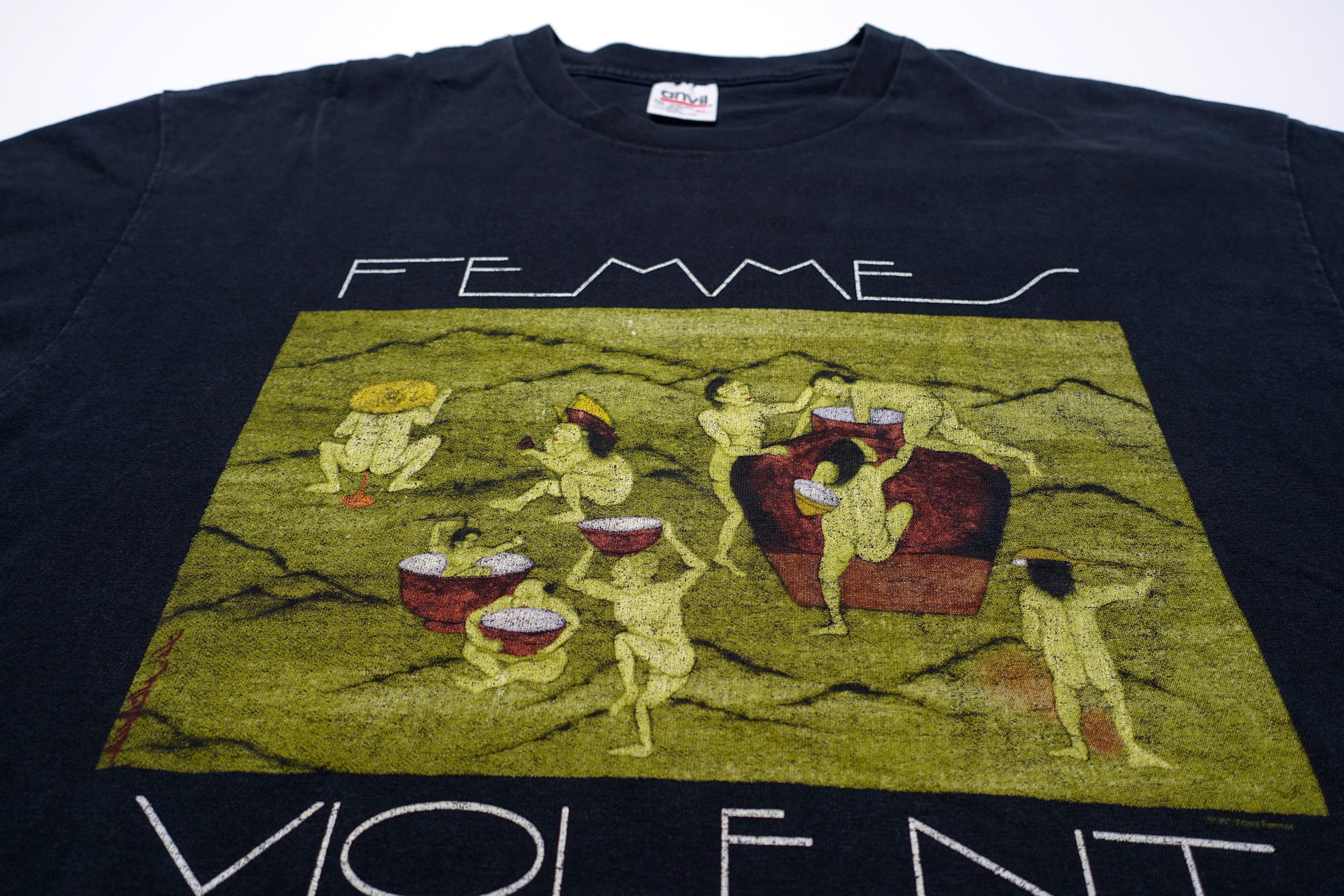 Violent Femmes - Naked People Painting 90's Tour Shirt Size XL