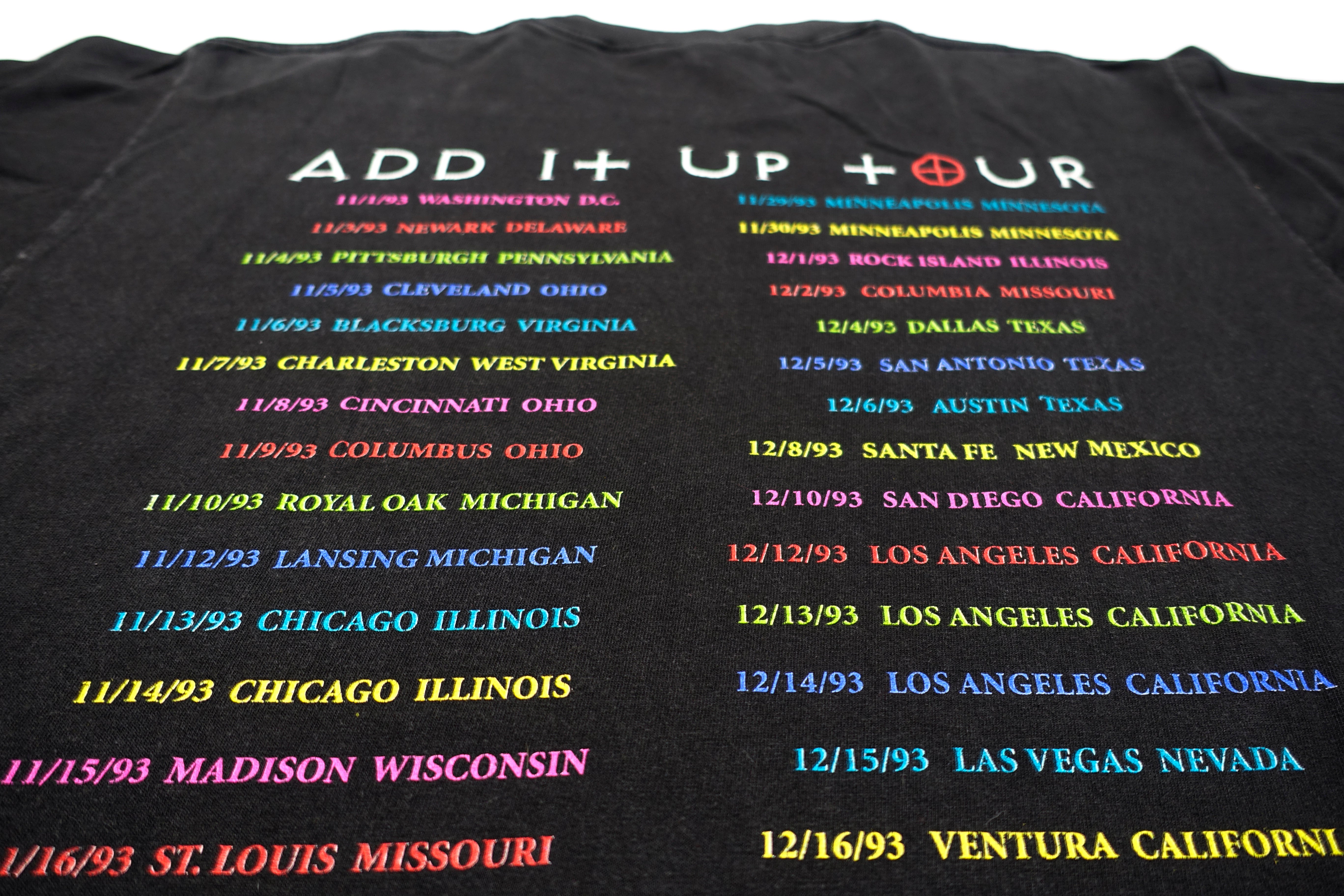 Violent Femmes - Add It Up 1993 Tour Shirt Size Large