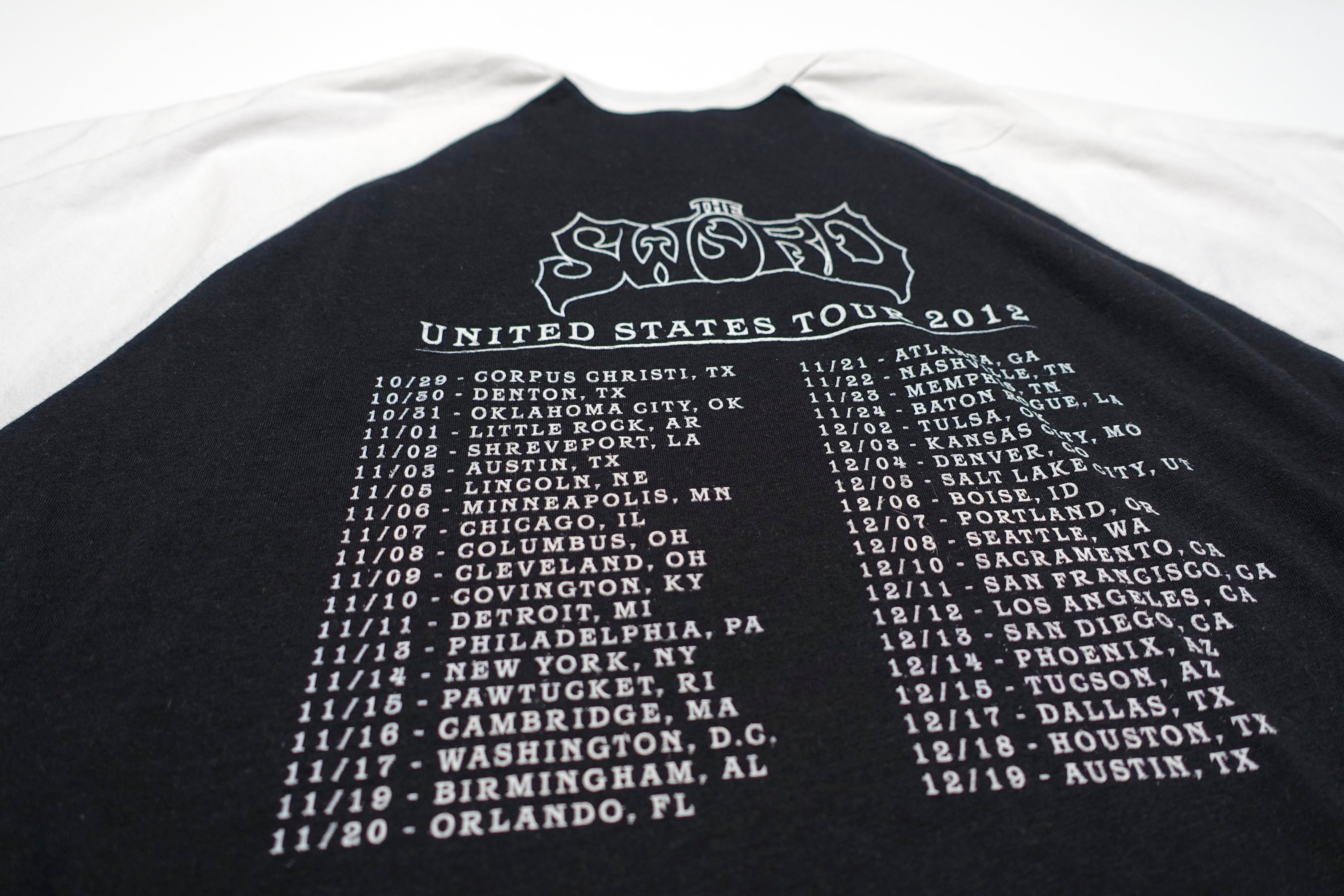 Sword – United States 2012 Tour Shirt Size Large
