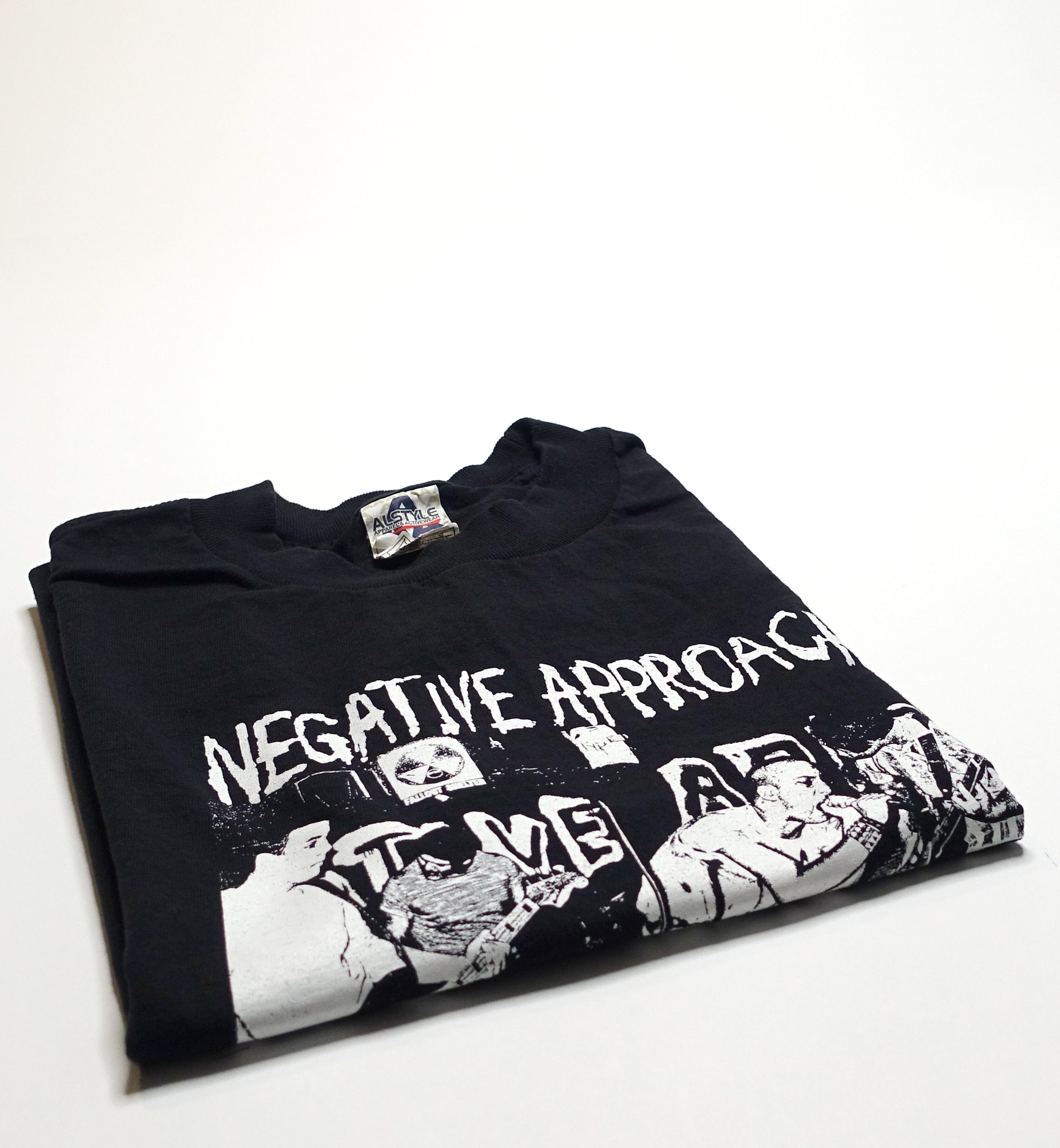 Negative Approach - Nothing Will Stand In Our Way Tour Shirt Shirt Size Small