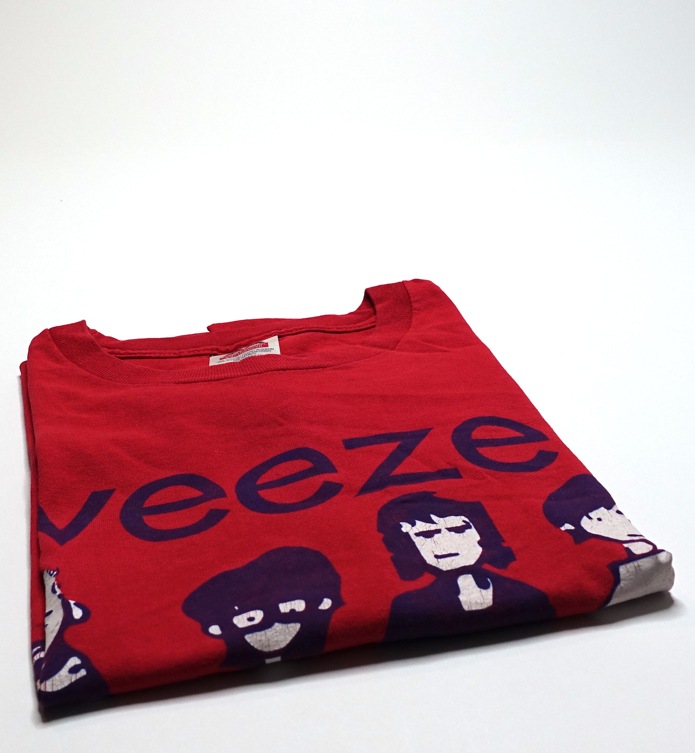 Weezer - Cartoon Band 2000 Tour Shirt Size Large
