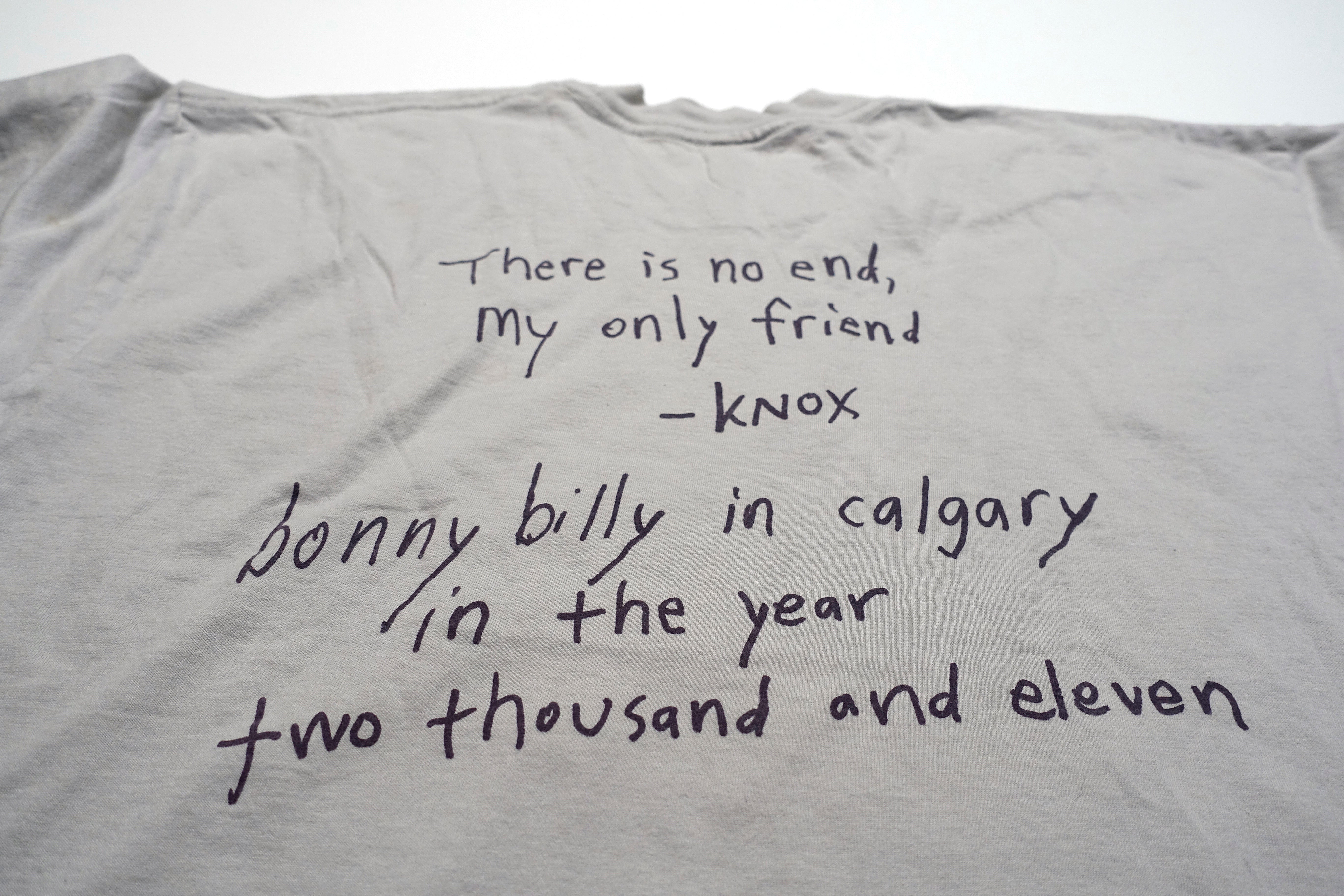 Bonnie "Prince" Billy - Calgary / Beware 2011 Tour Shirt Size XL