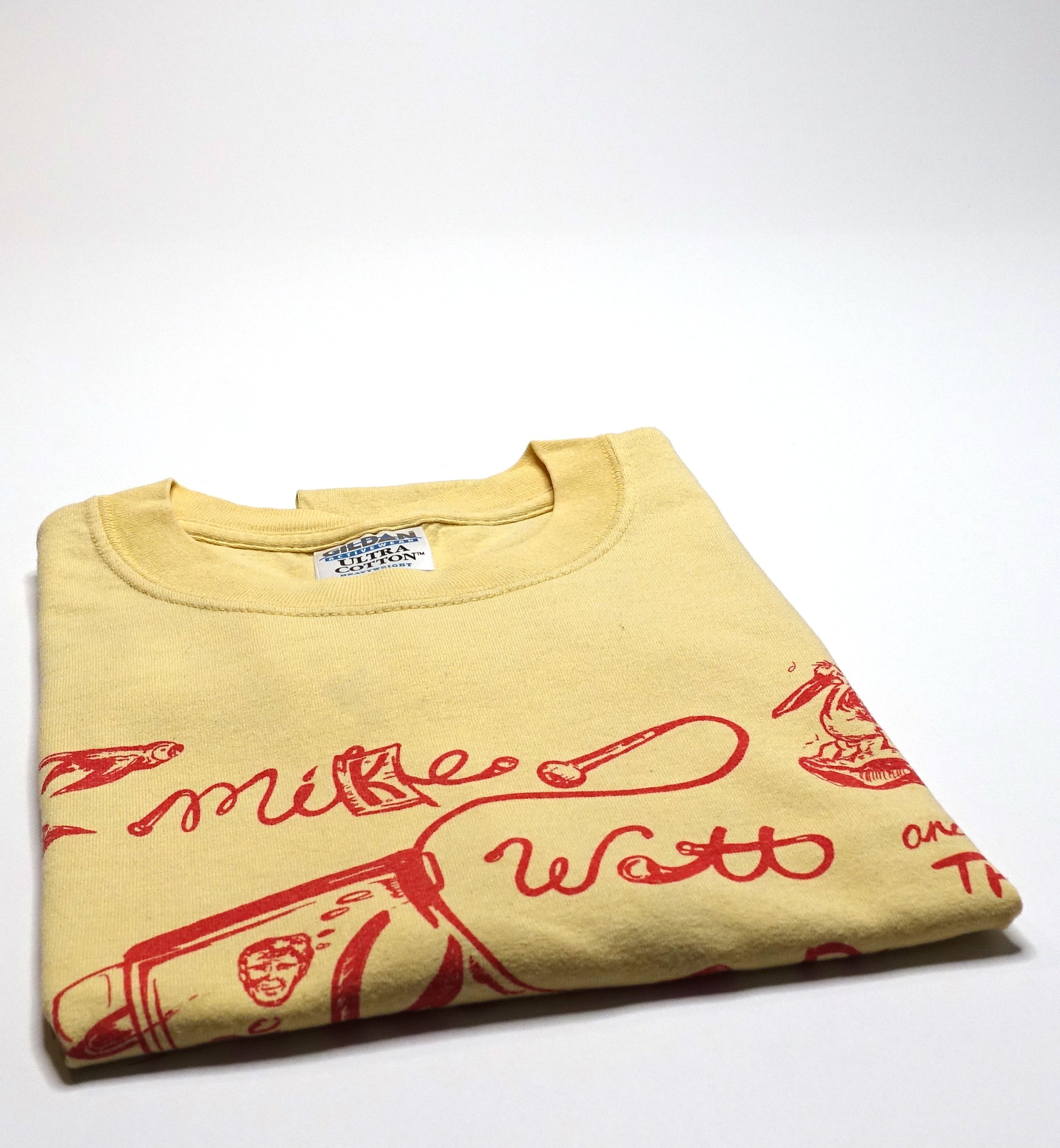 Mike Watt - Enough W/ The Piss Bag 2000 Tour Shirt Size Large