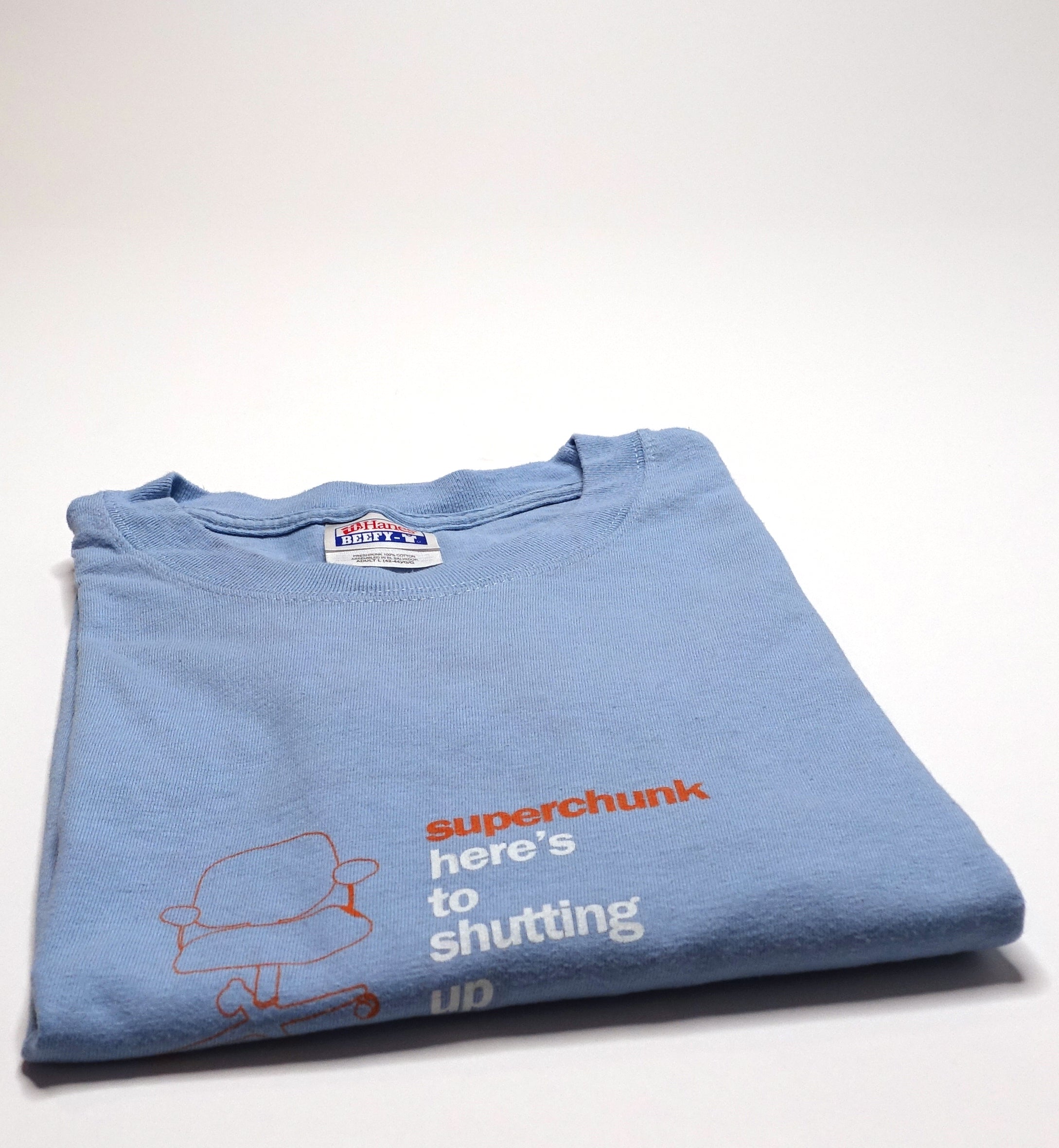 Superchunk - Here's To Shutting Up 2001 Tour Shirt Size Large