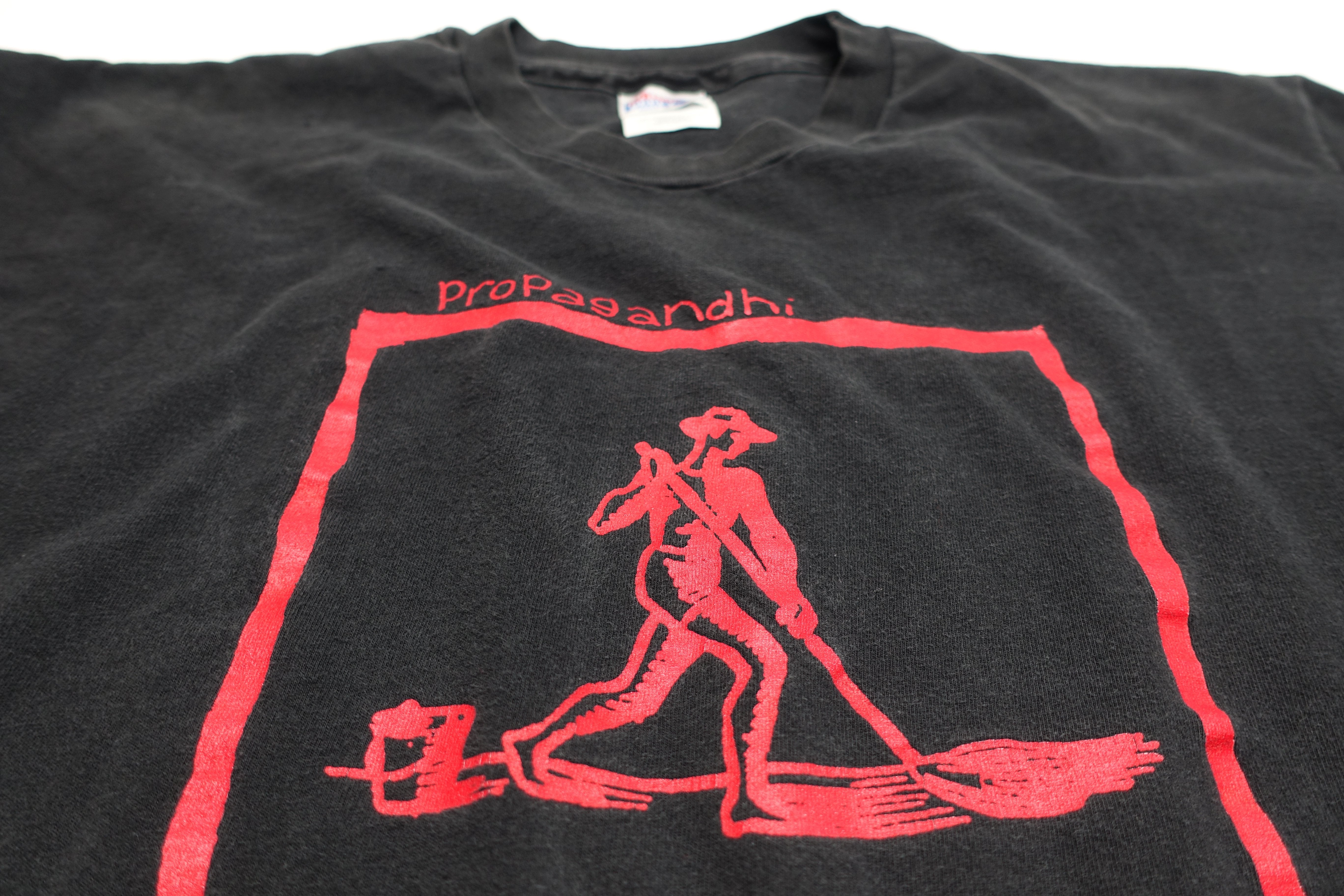 Propagandhi - I'd Rather Be Flag Burning 1994 Tour Shirt Black Size XL