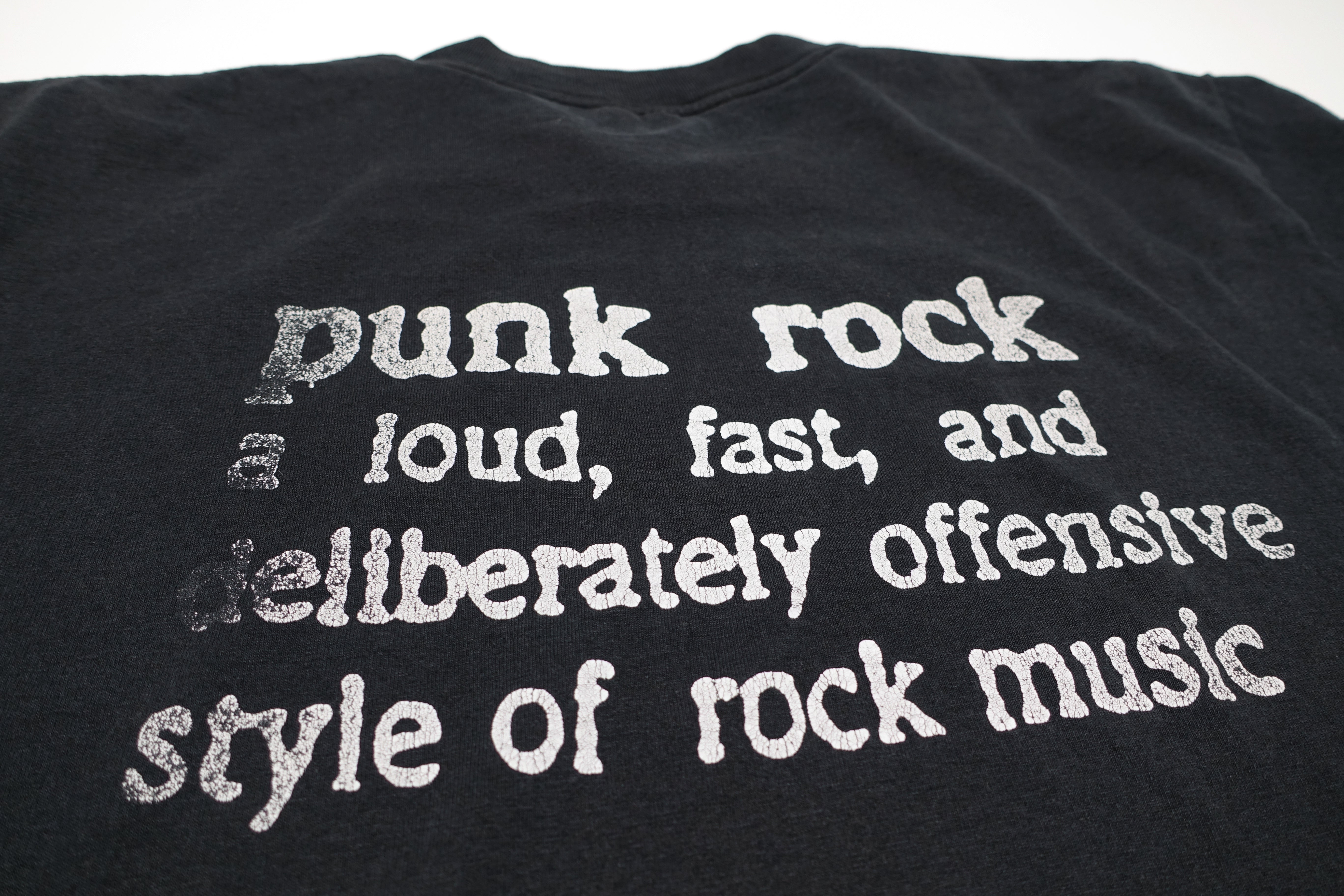 Guttermouth - Friendly People Since 1989 Tour Shirt Blue Size Large