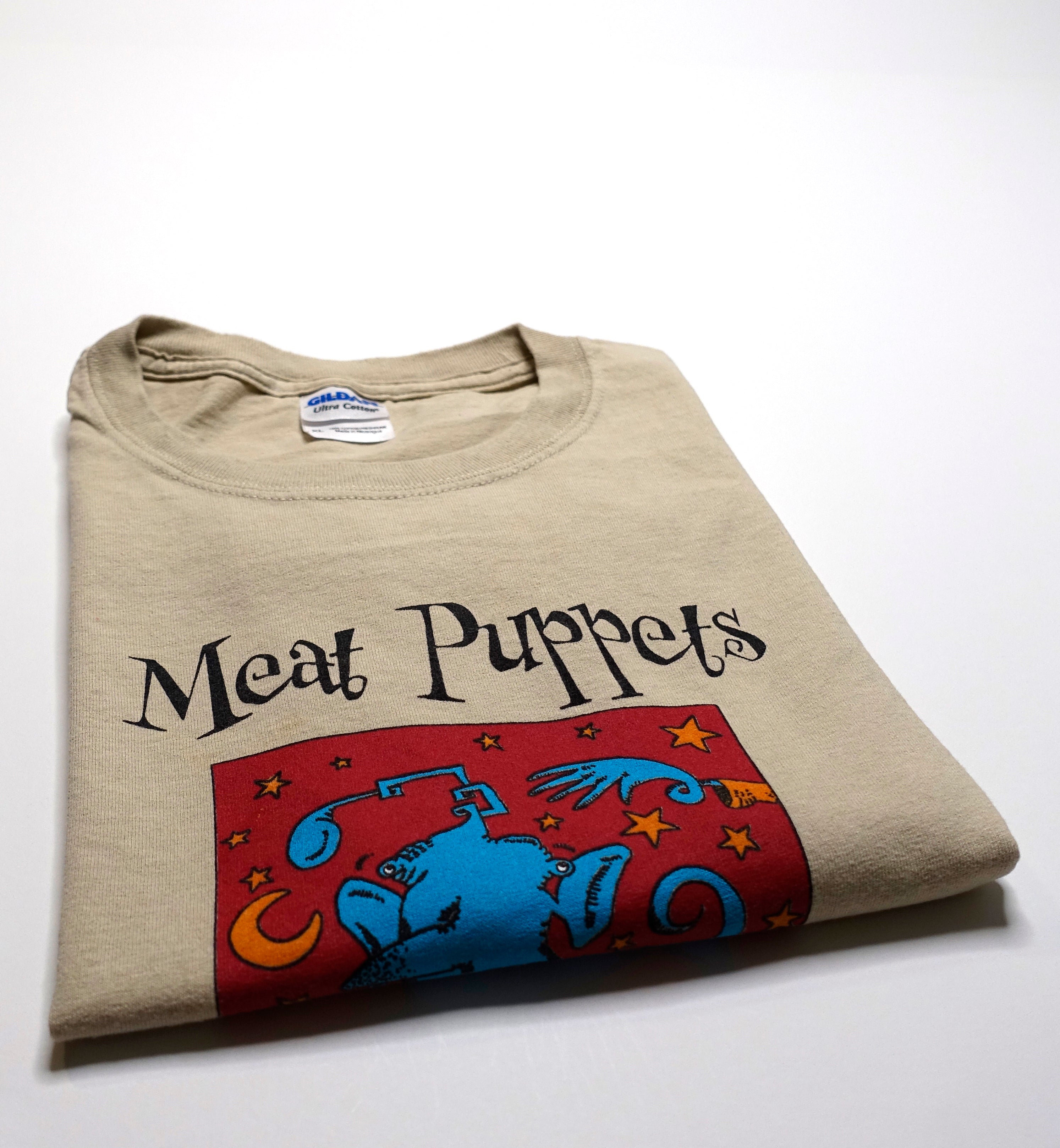 Meat Puppets - Tan Monster Rectangle Tour Shirt Size XL