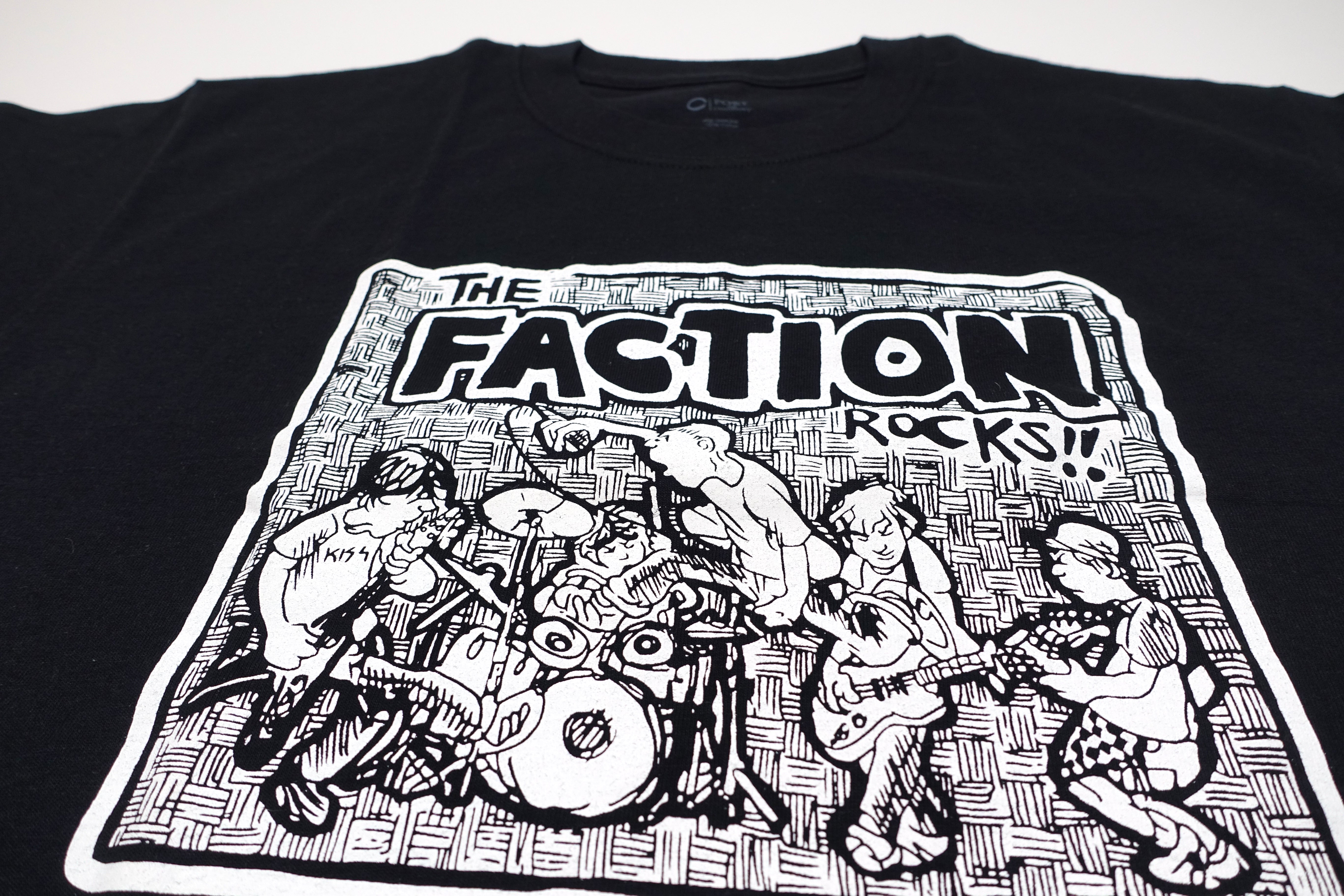 Faction – Faction Rocks / Brian Walsby Design 2014 Tour Shirt Size Large