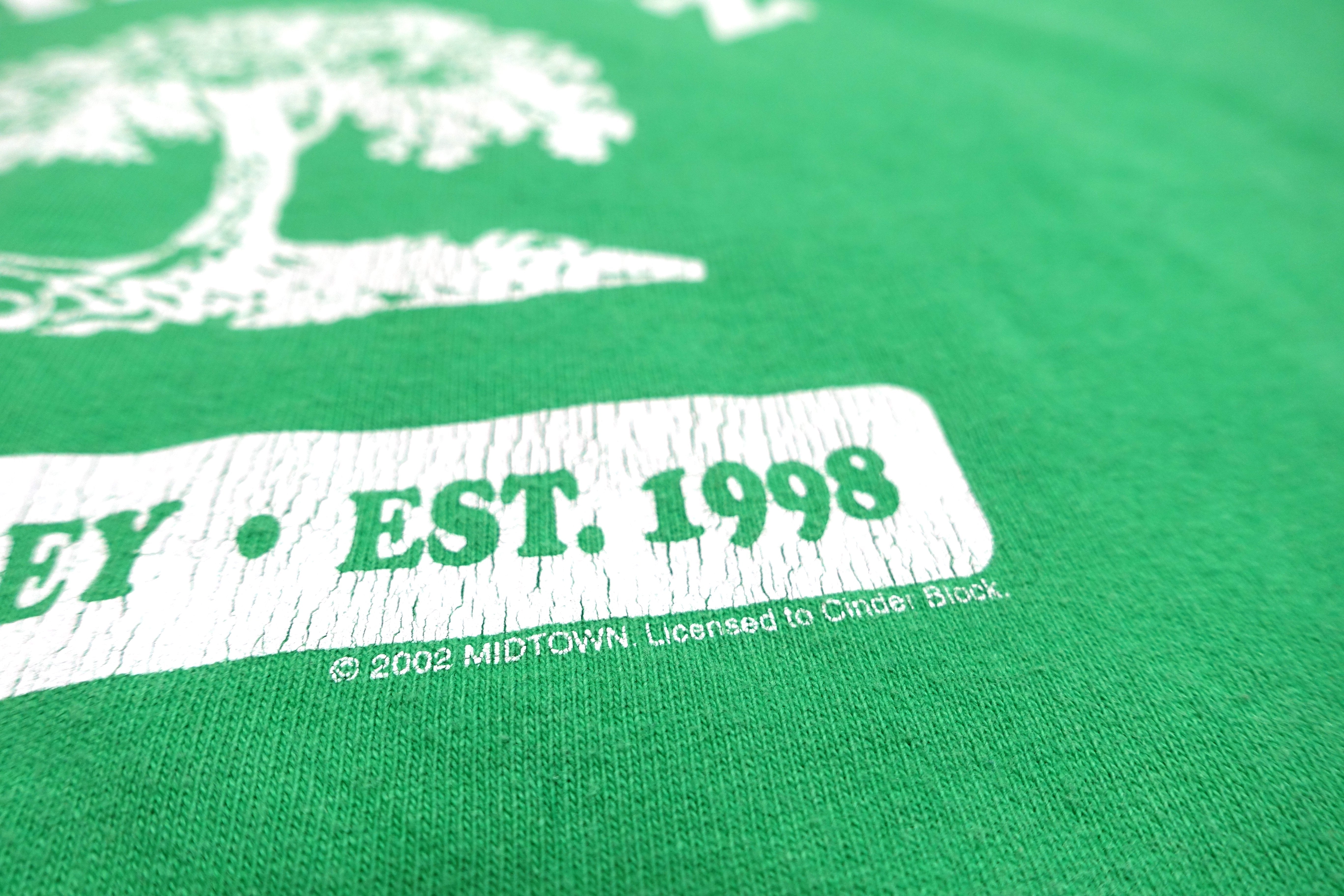 Midtown - Est. 1998 New Jersey Living Well Is The Best Revenge 2002 Tour Shirt Size Large