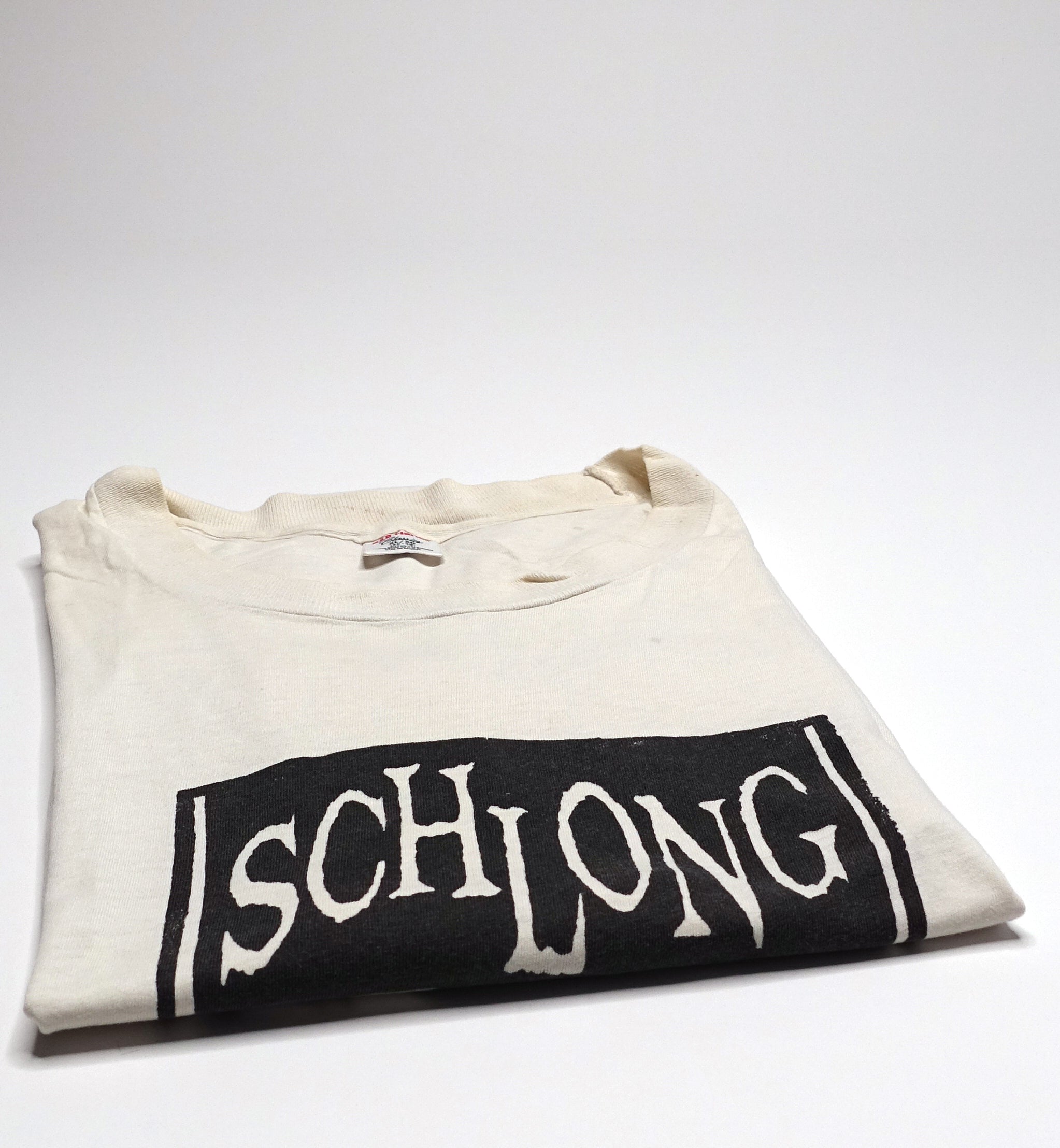 Schlong - Squatting On The Pot 1991 Tour Shirt Size XL
