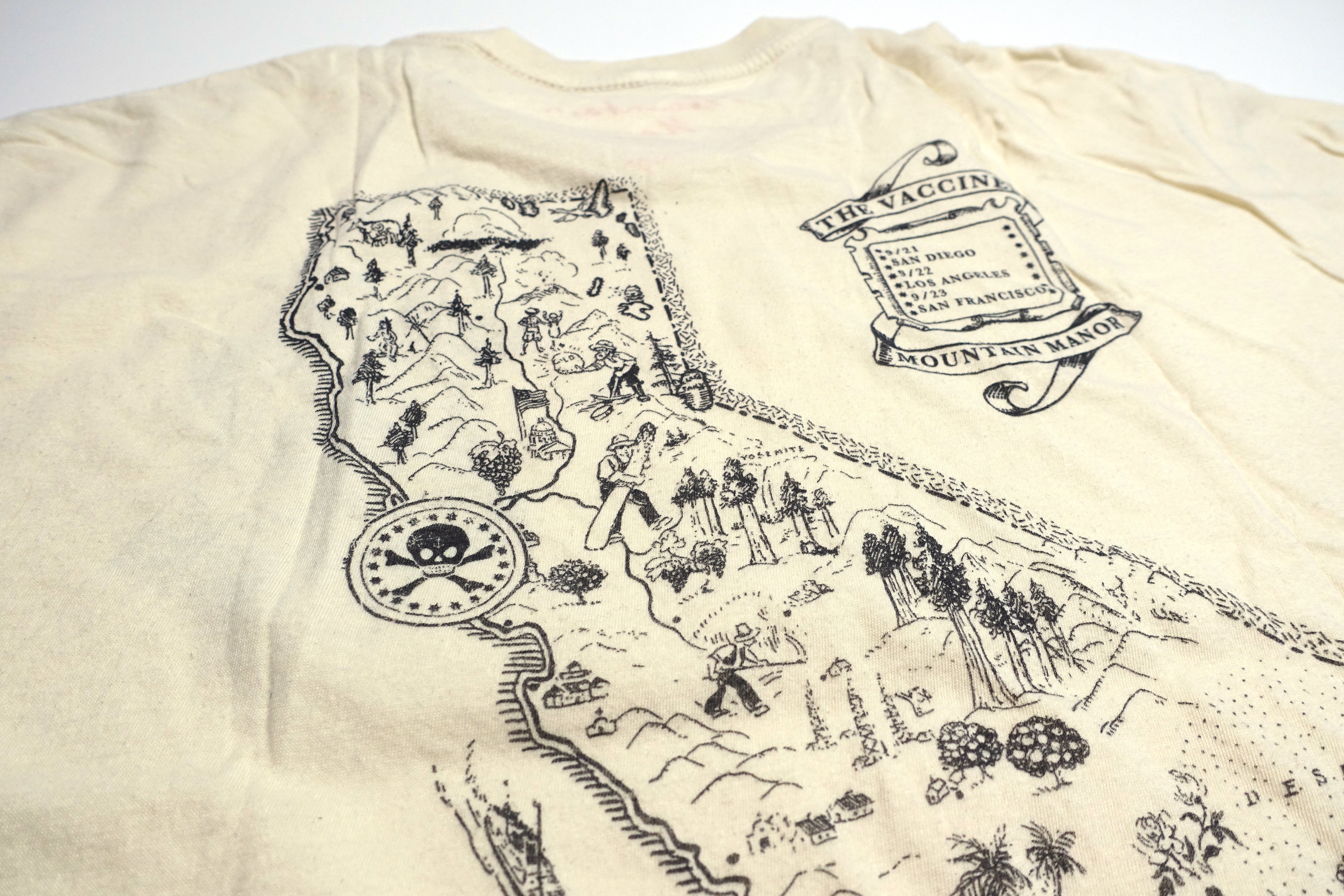 Vaccines - Mountain Manor California 2012 Tour Shirt Size Large