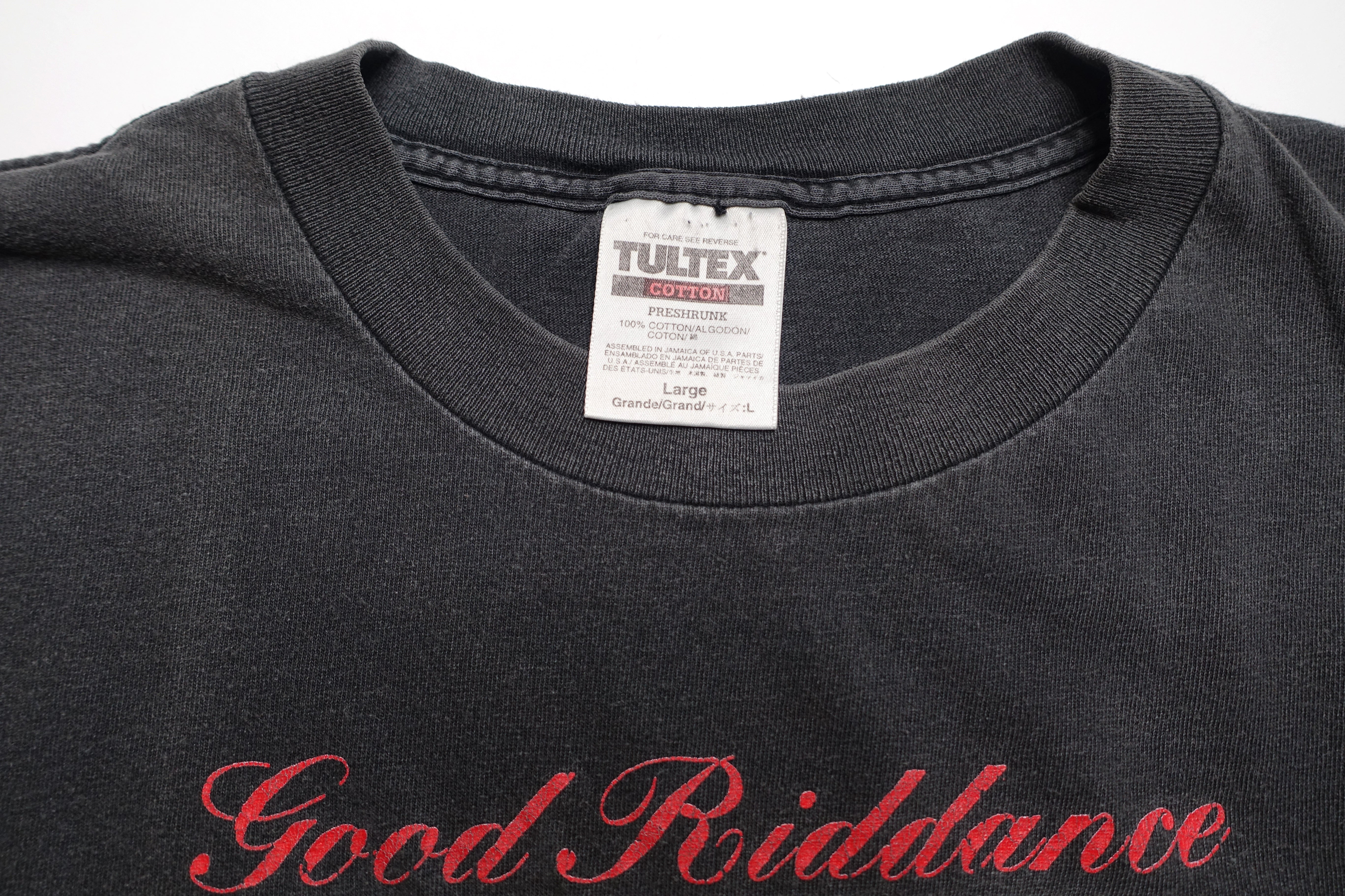 Good Riddance - Ballads From The Revolution 1998 Tour Shirt Size Large