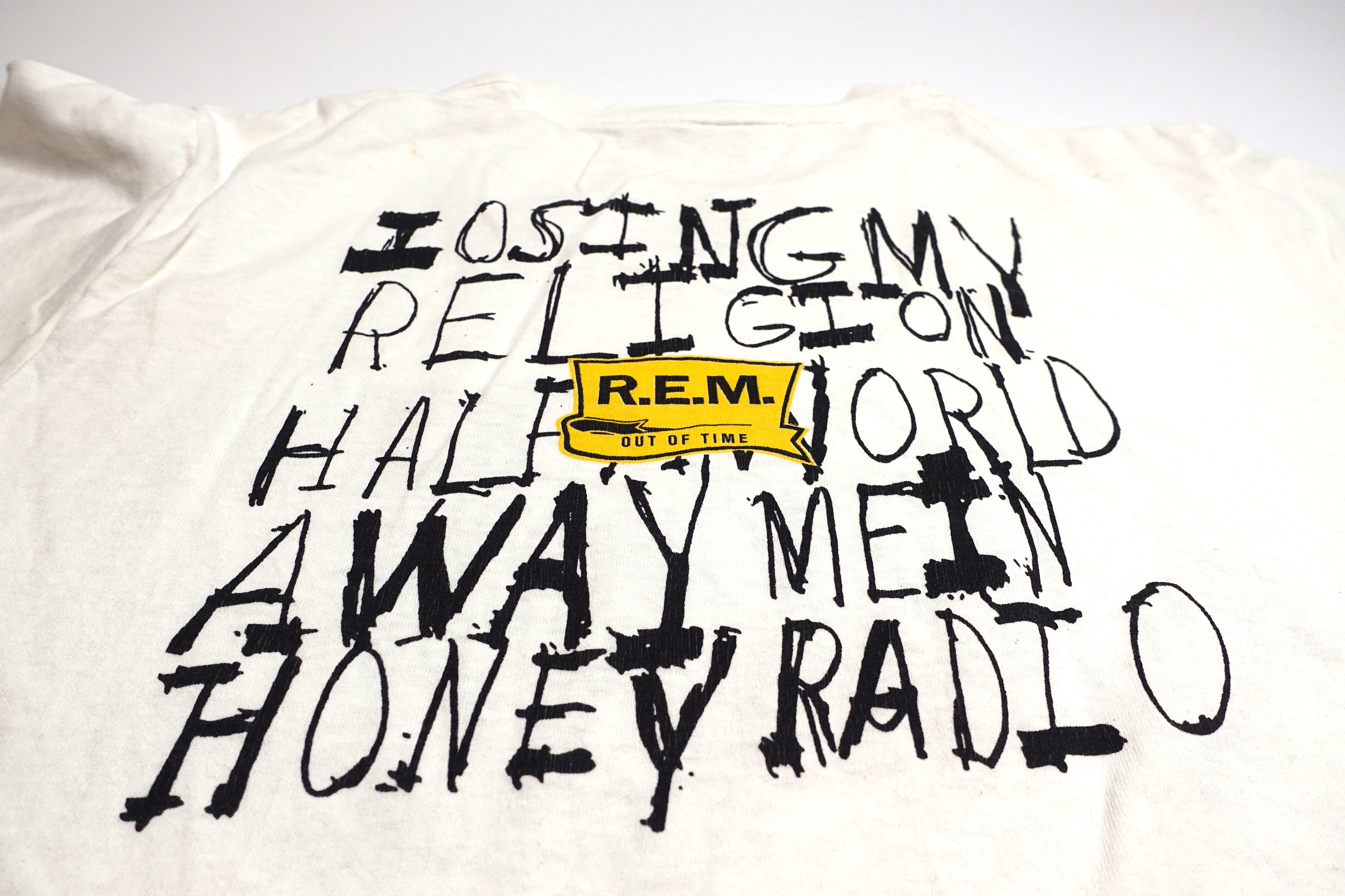 R.E.M. – Out Of Time 1991 Tour Shirt Size Large