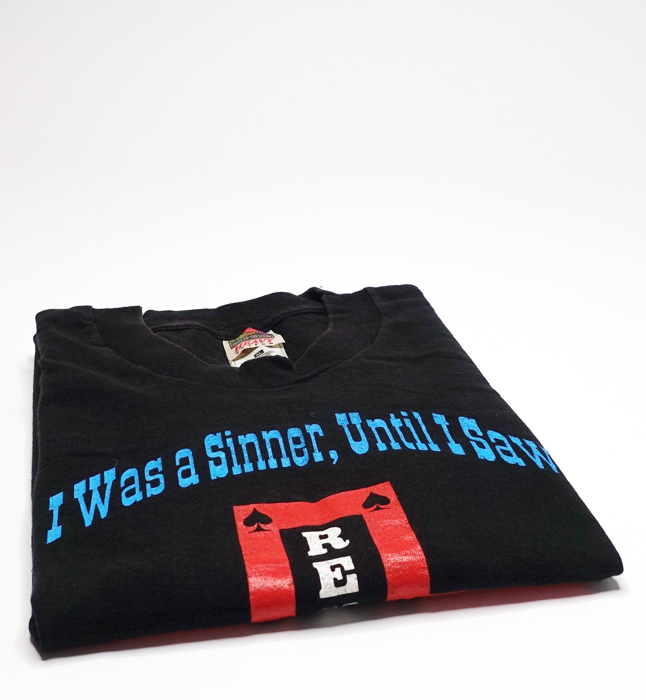 Reverend Horton Heat - I Was A Sinner until I Saw 1993 Tour Shirt (2) Size XL