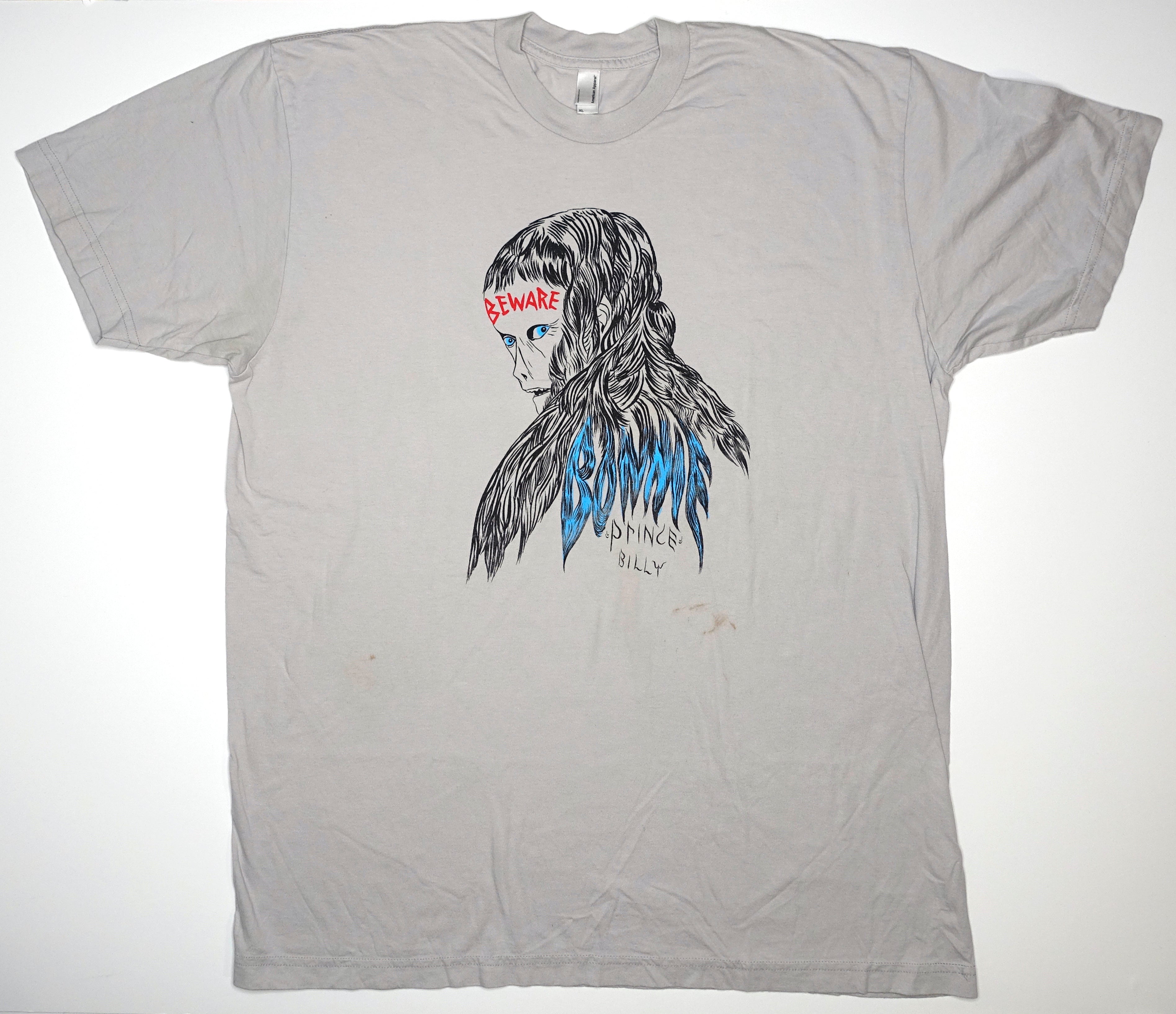 Bonnie "Prince" Billy - Calgary / Beware 2011 Tour Shirt Size XL