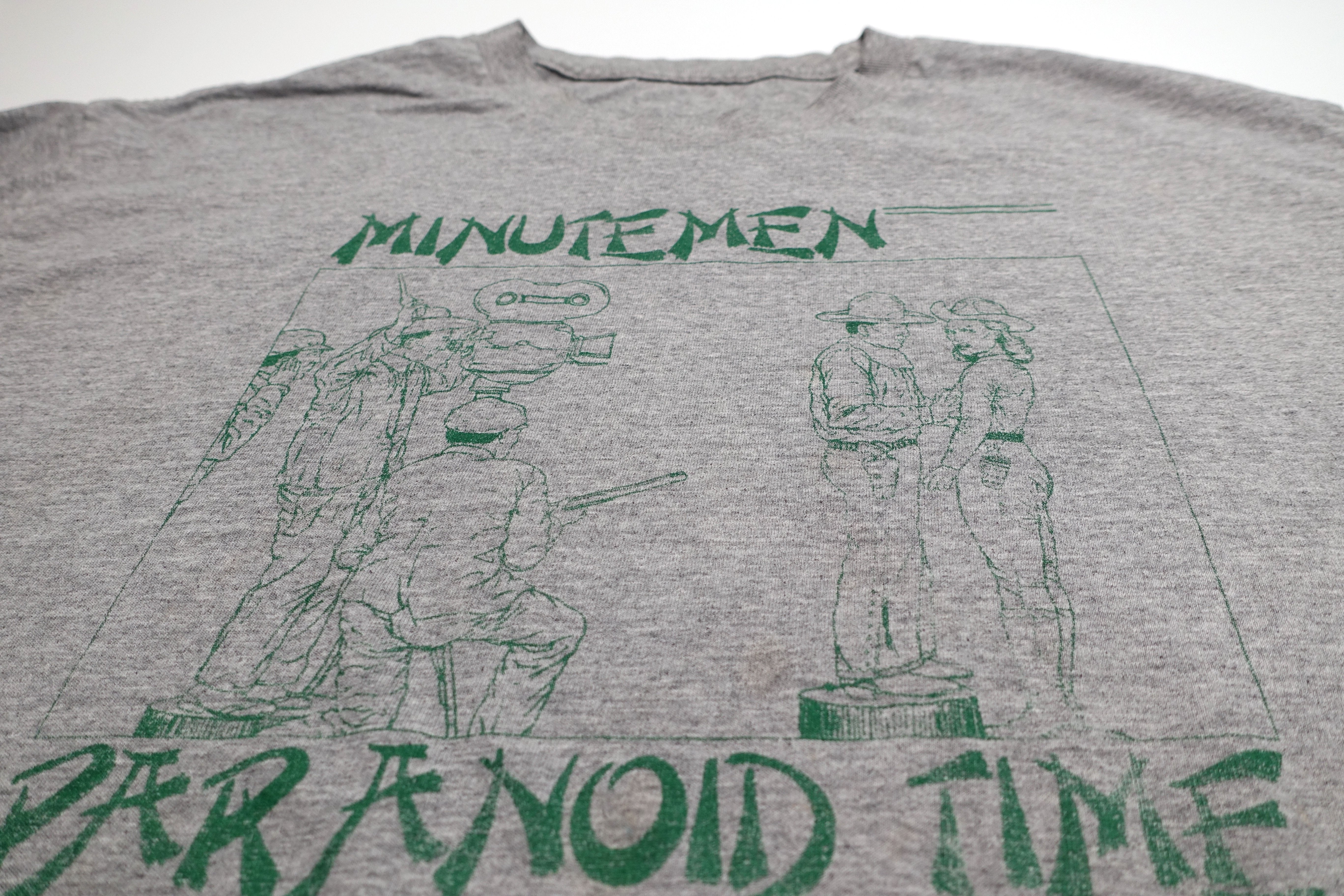 Minutemen - Paranoid Time 90's Shirt Size XL