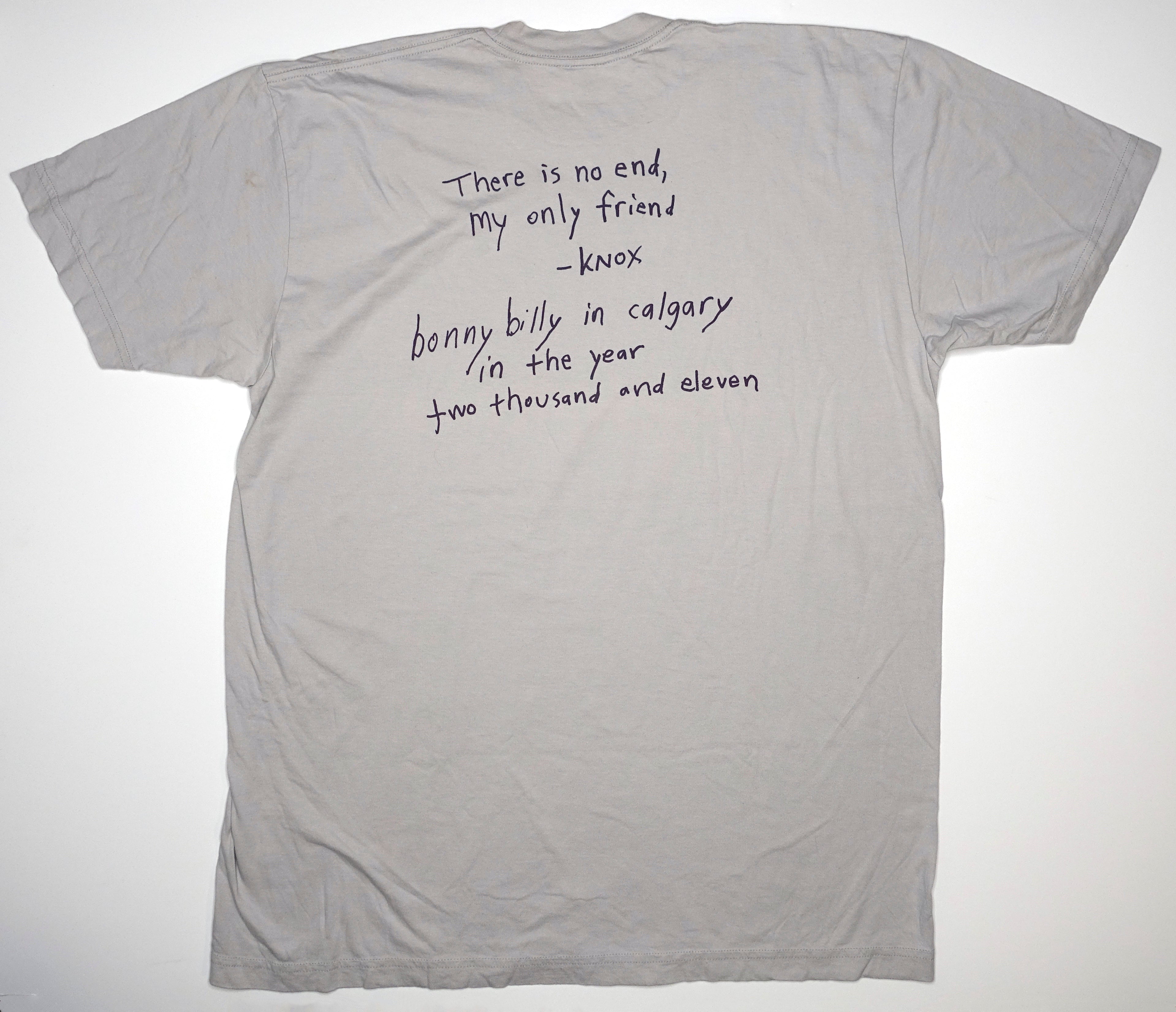 Bonnie "Prince" Billy - Calgary / Beware 2011 Tour Shirt Size XL