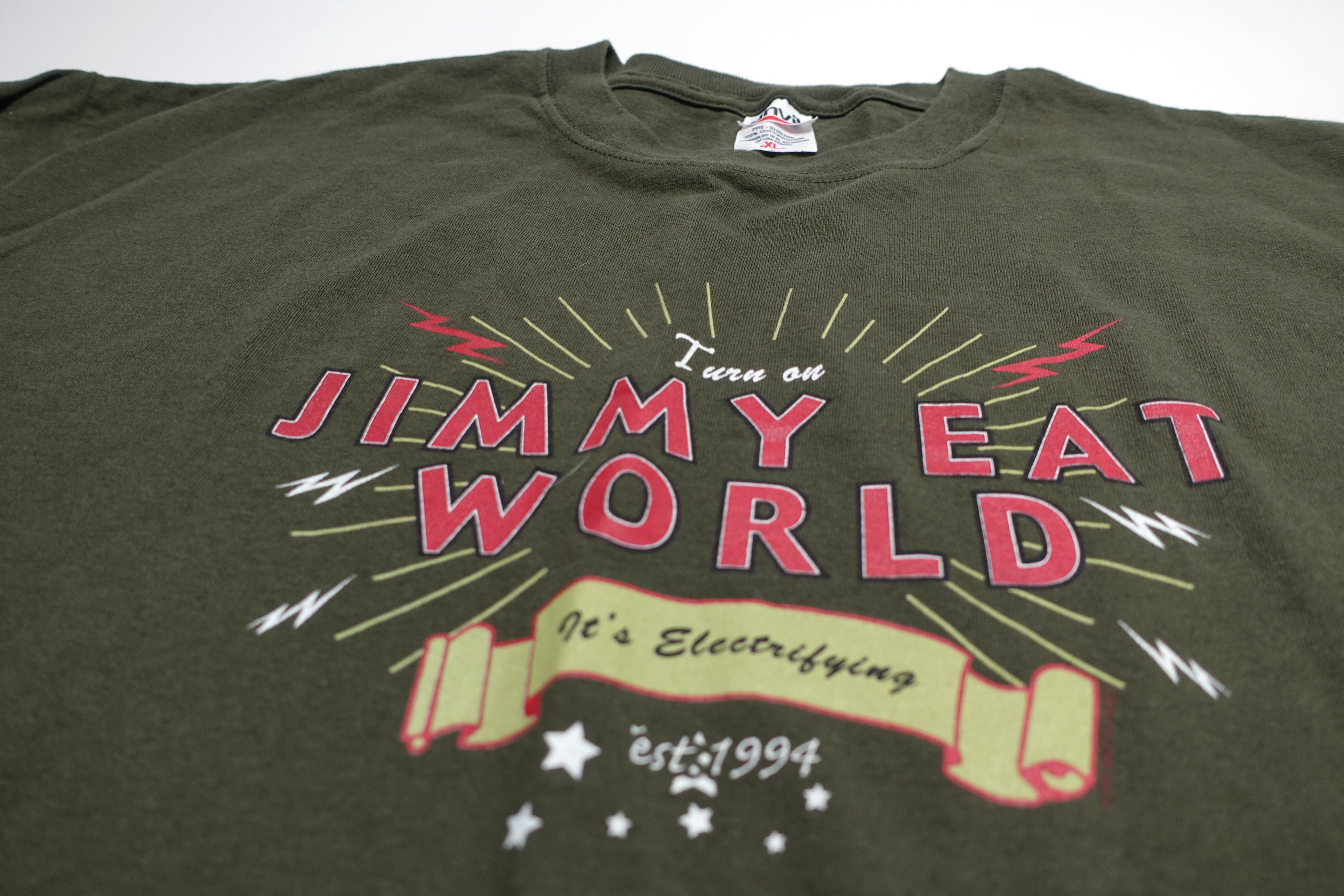 Jimmy Eat World - It's Electrifying Late 90's Tour Shirt Size XL