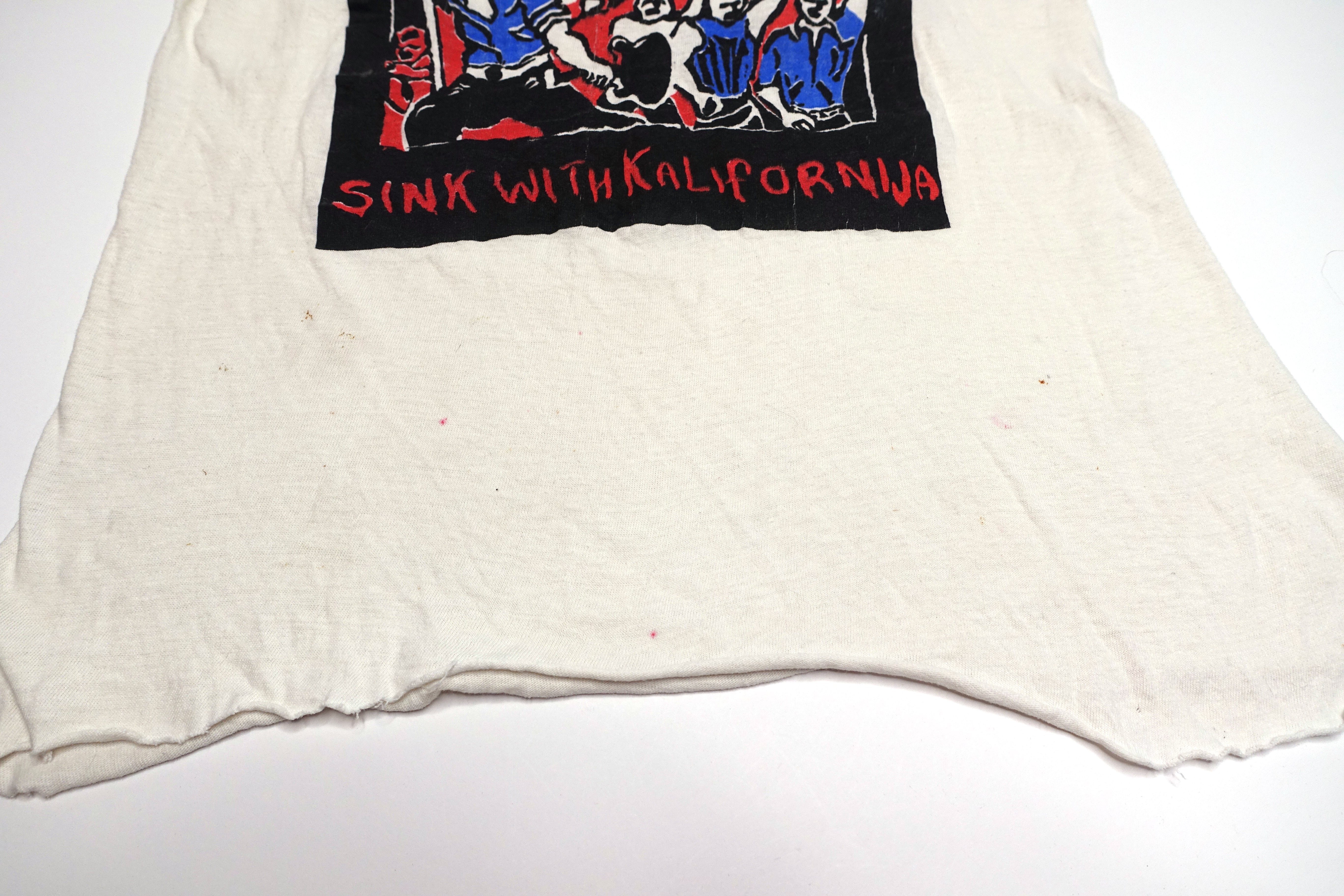 Youth Brigade – Sink With Kalifornia 1985 Tour Shirt Size Large