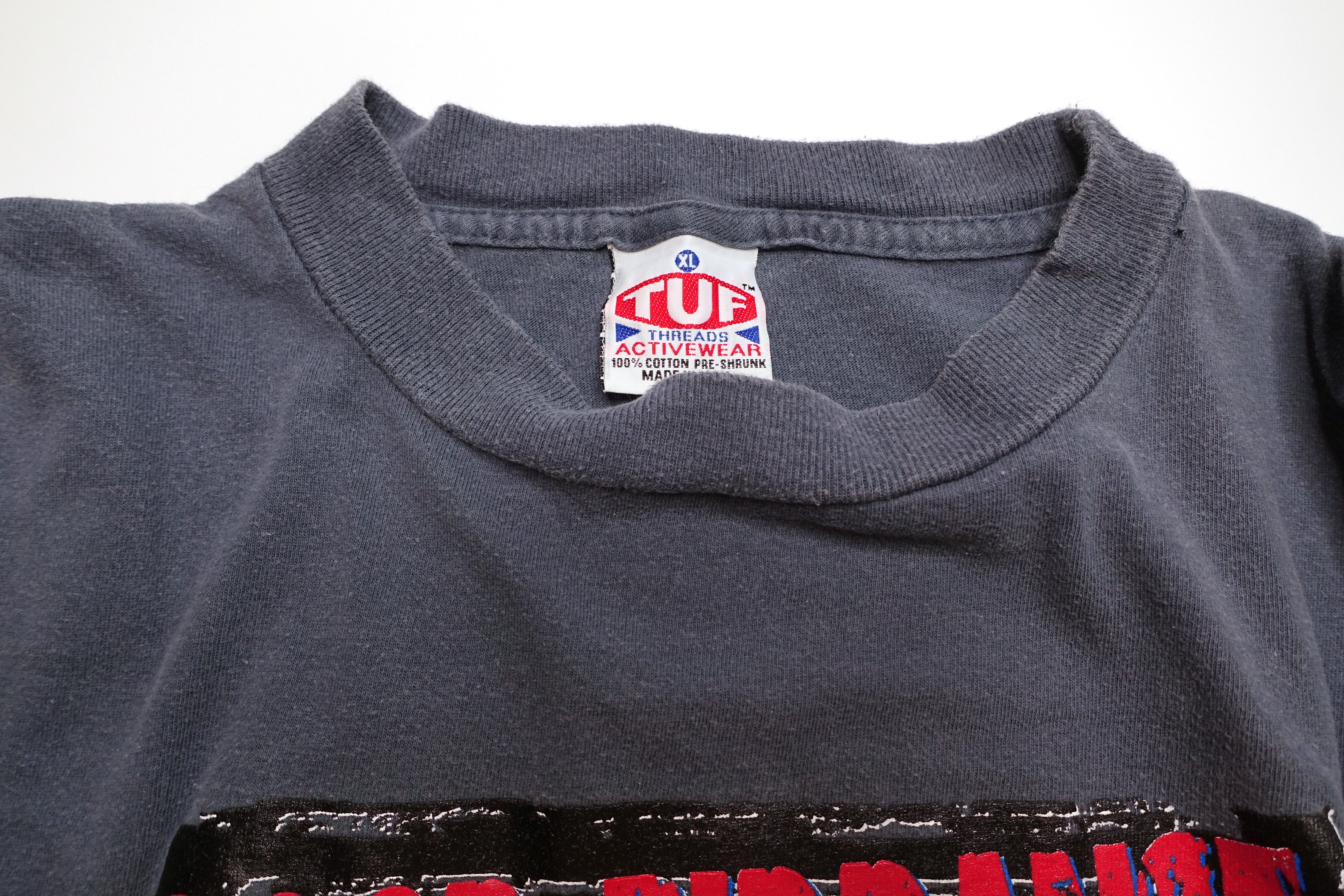 Good Riddance - A Comprehensive Guide To Moderne Rebellion 1996 Tour Shirt (Grey / Blue)Size XL