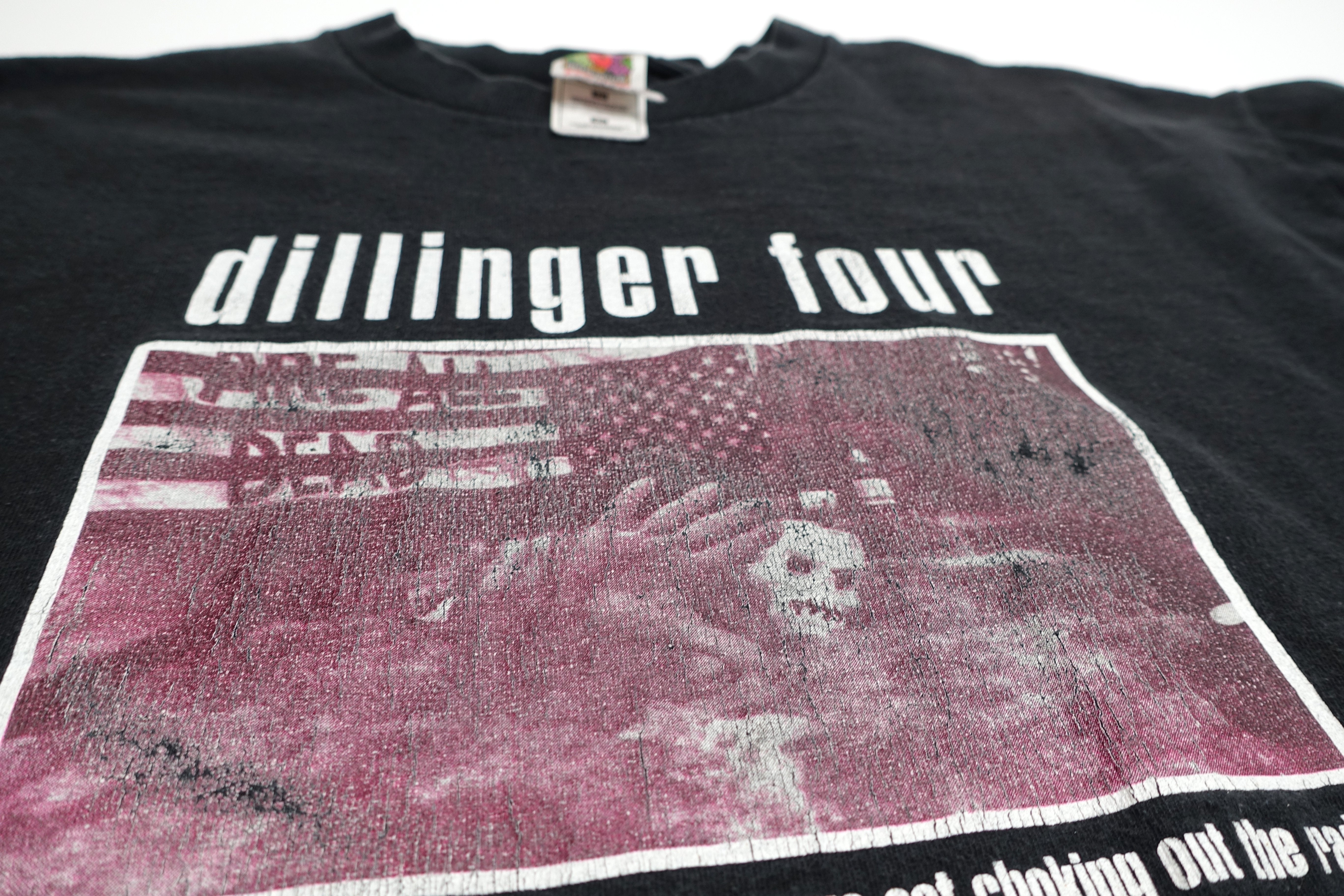 Dillinger Four – Midwestern Songs Of The Americas 1998 Tour Shirt (FOTL) Size XL