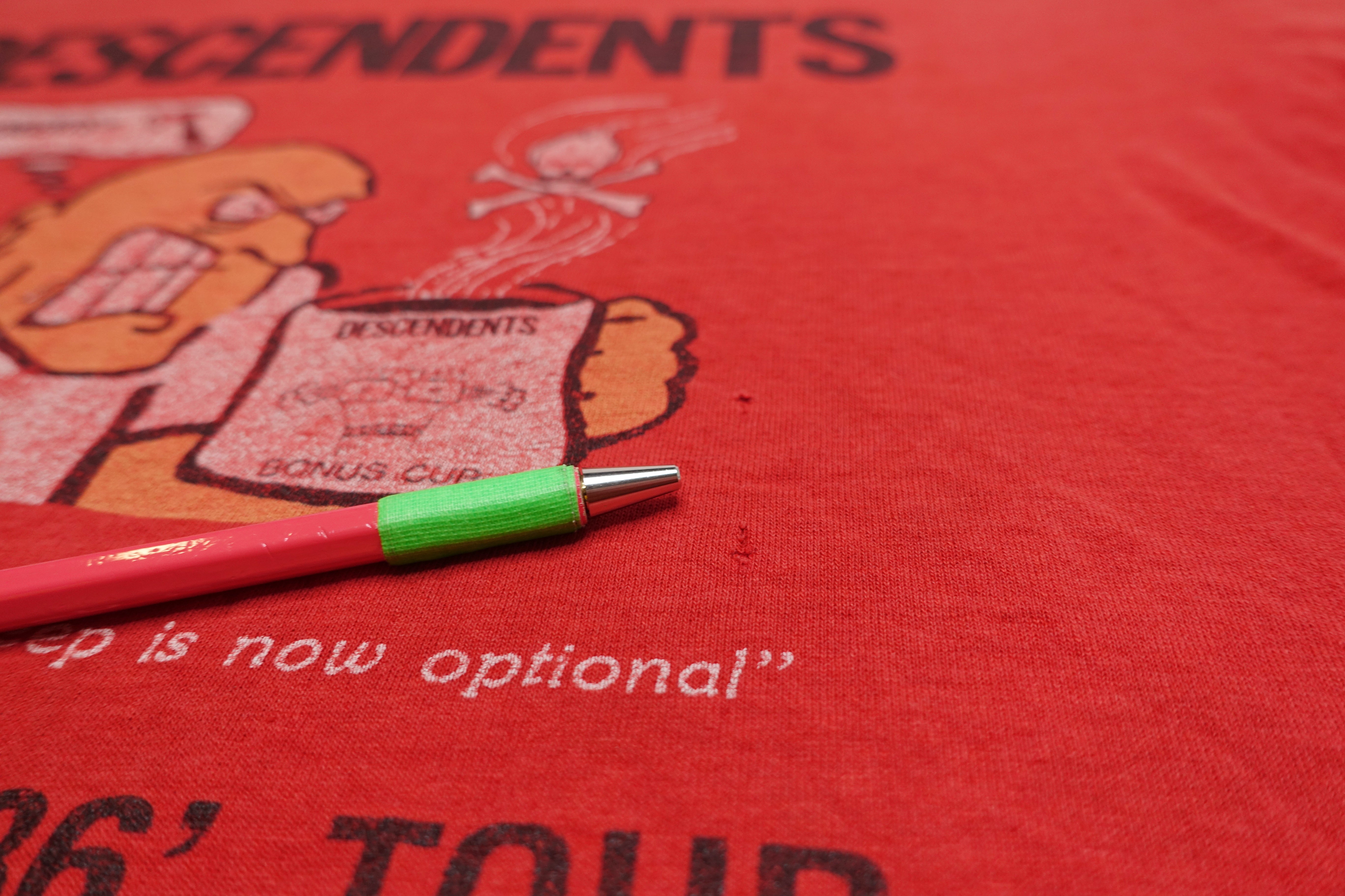Descendents - Bonus Winter 1986 Tour Shirt Size XL