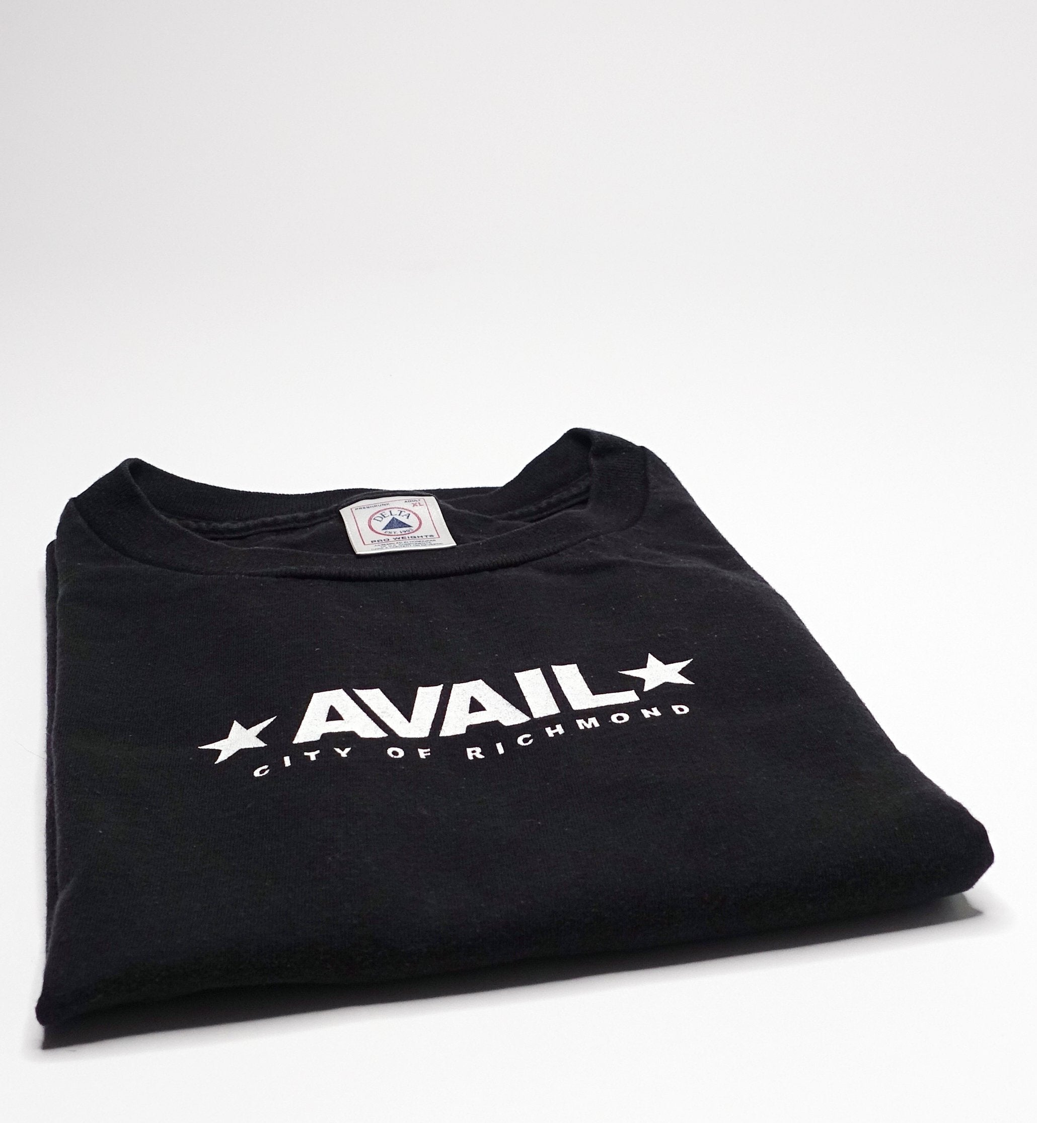 Avail - Vanarchy 1990's Tour Shirt Size XL