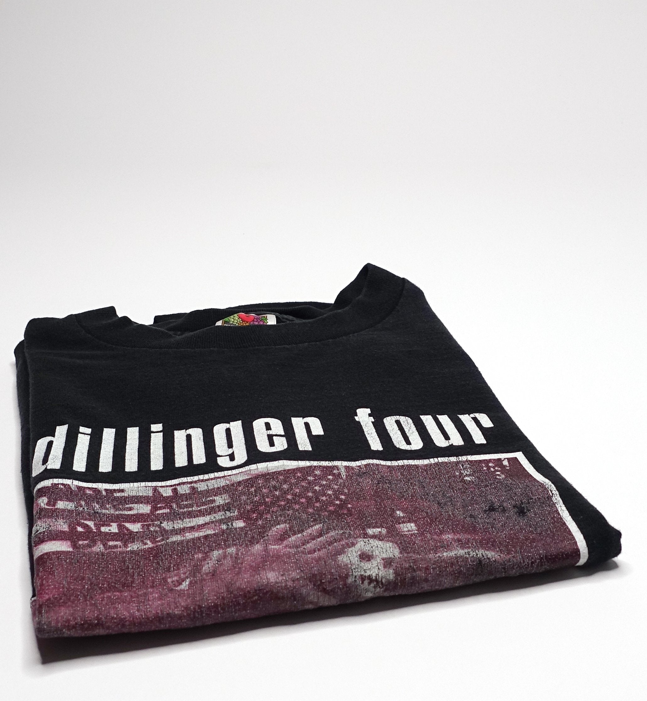 Dillinger Four – Midwestern Songs Of The Americas 1998 Tour Shirt (FOTL) Size XL